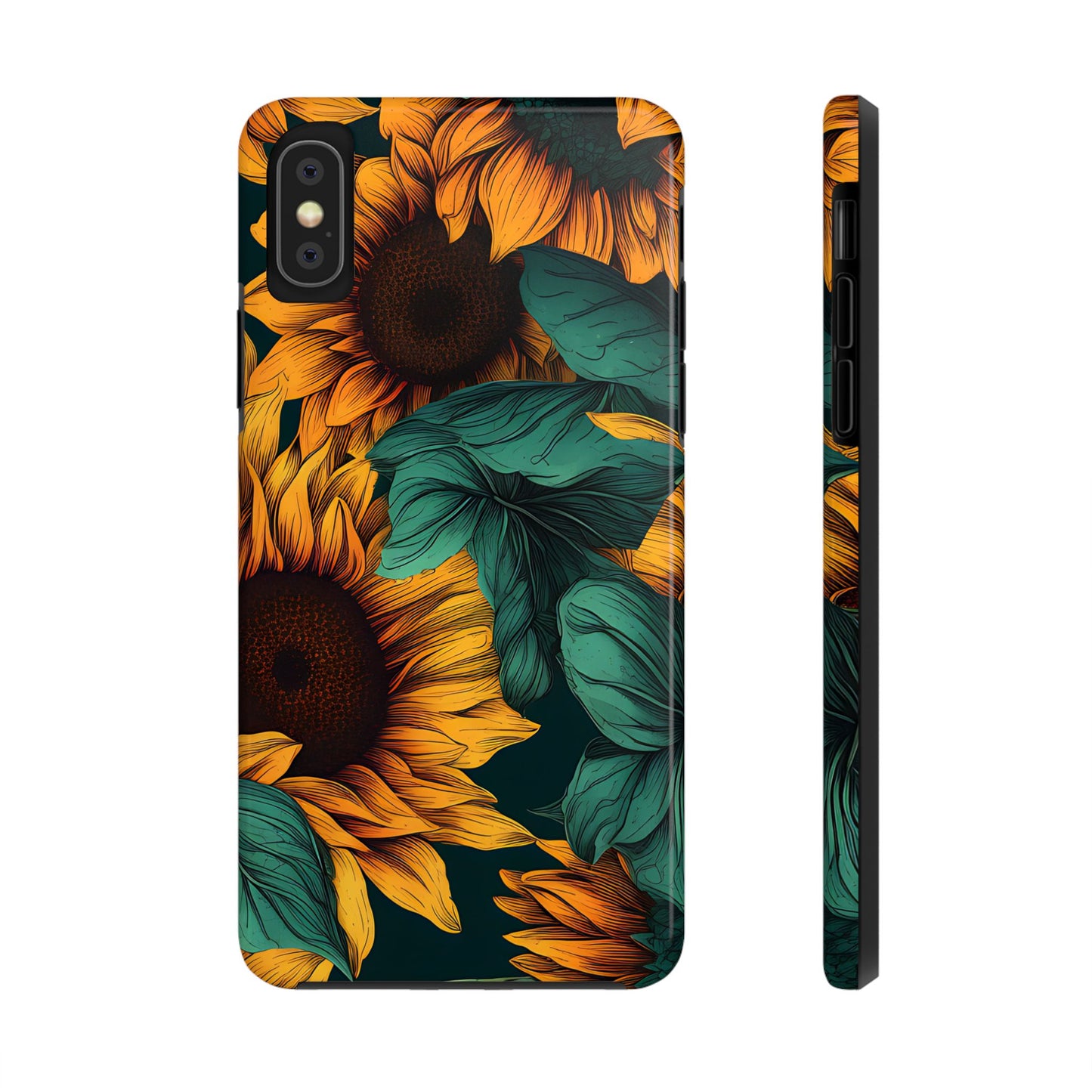 Dark Sunflower Phone Case (Apple & Android)