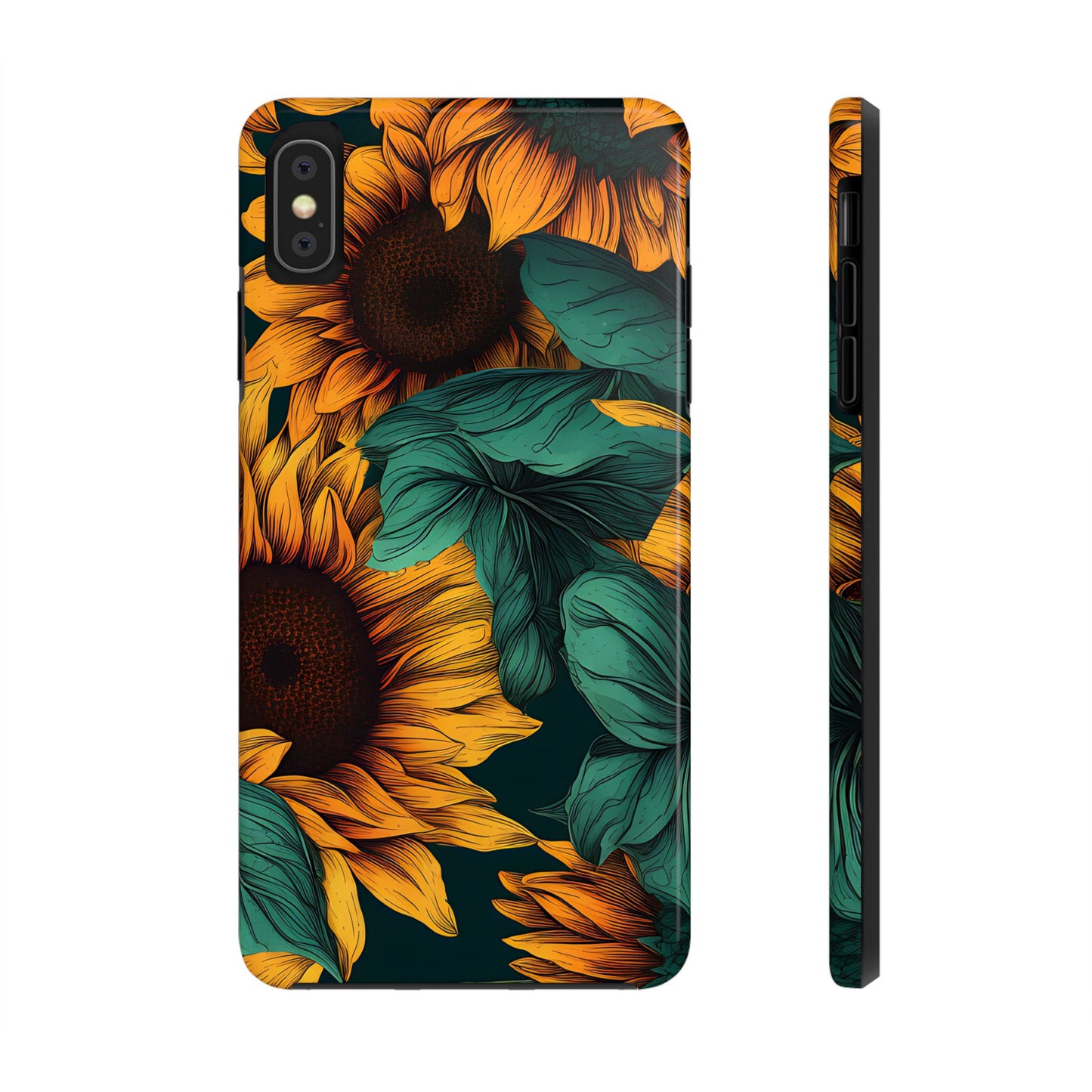 Dark Sunflower Phone Case (Apple & Android)