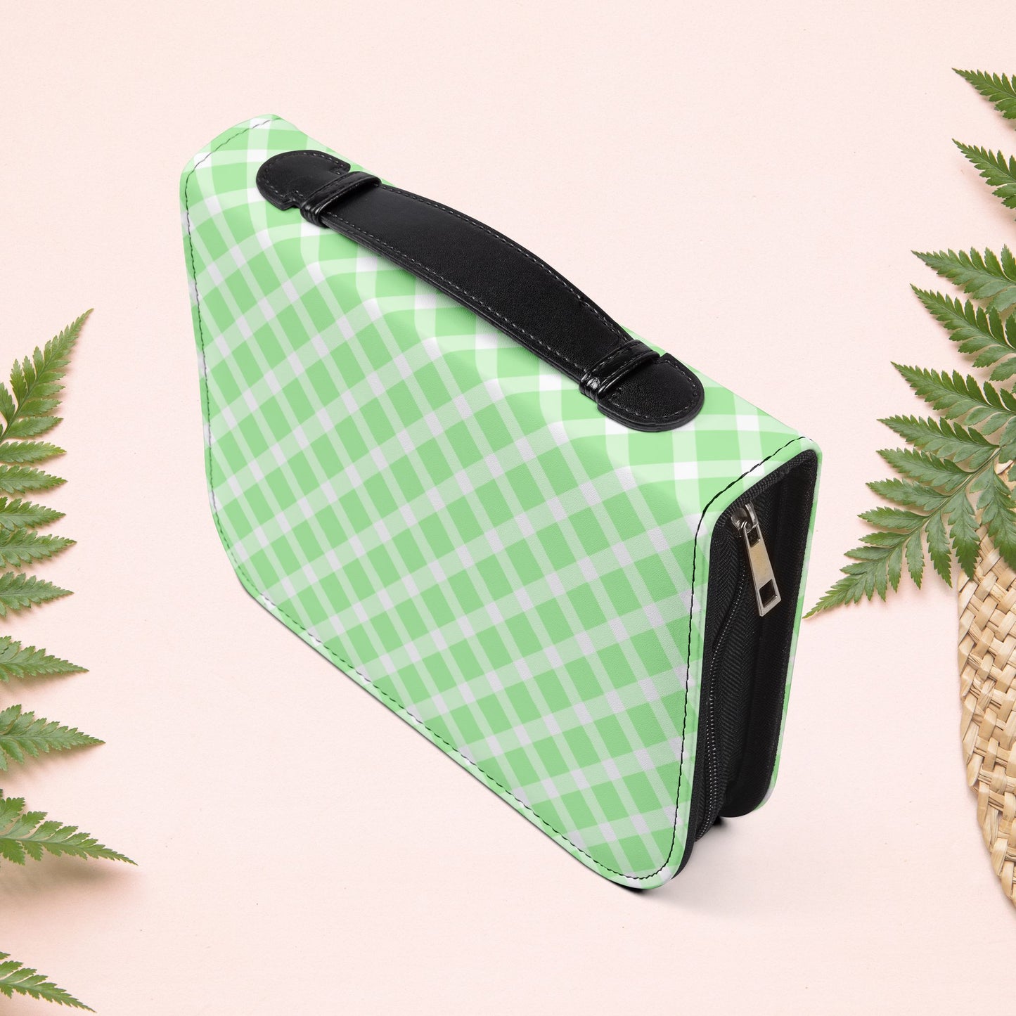 Green Picnic Plaid Book Cover