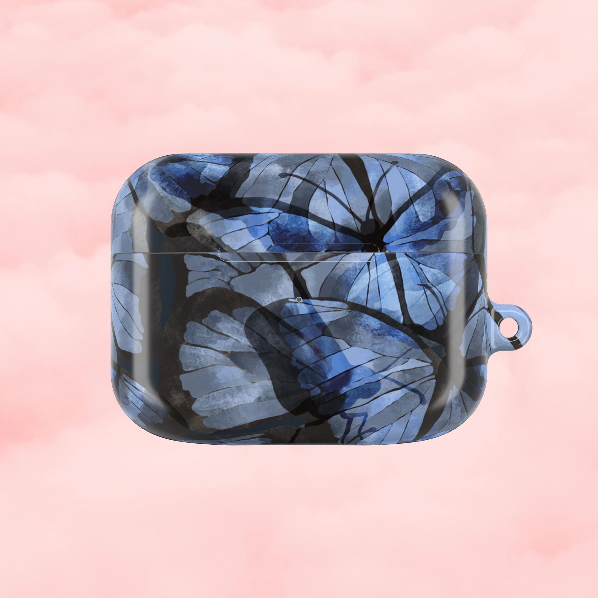 Royal Blue Butterfly AirPod Case