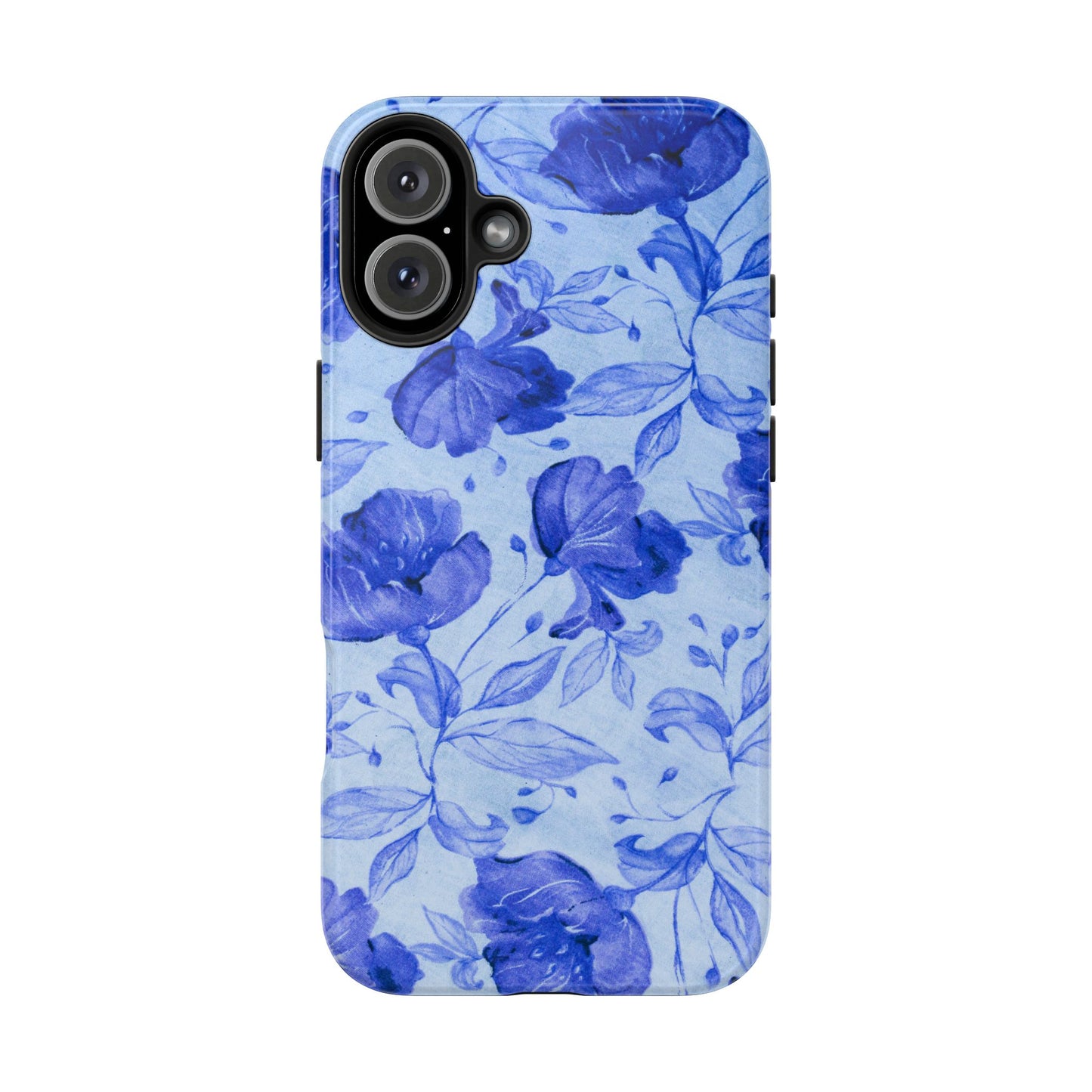 Blue Floral Pattern Phone Case (Apple & Android)