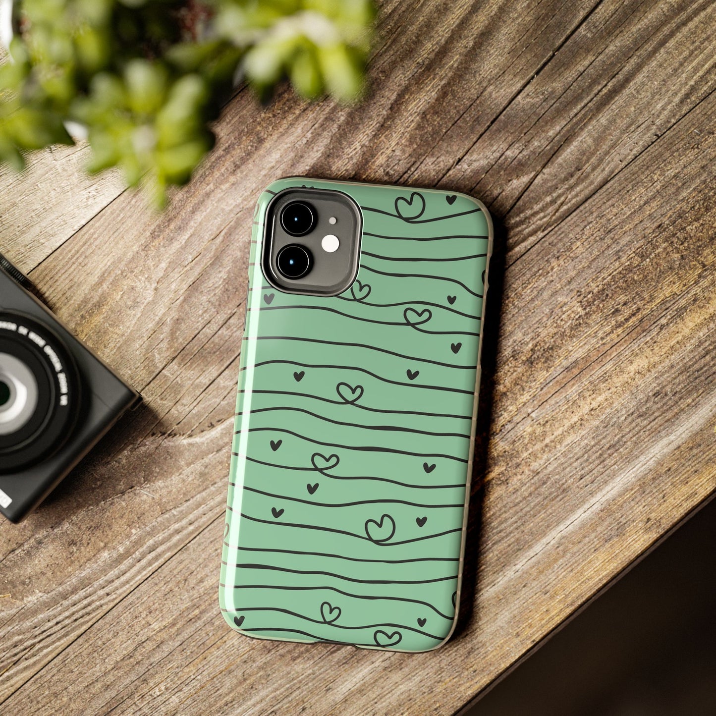 Scribble Love Hearts Phone Case (Apple & Android)