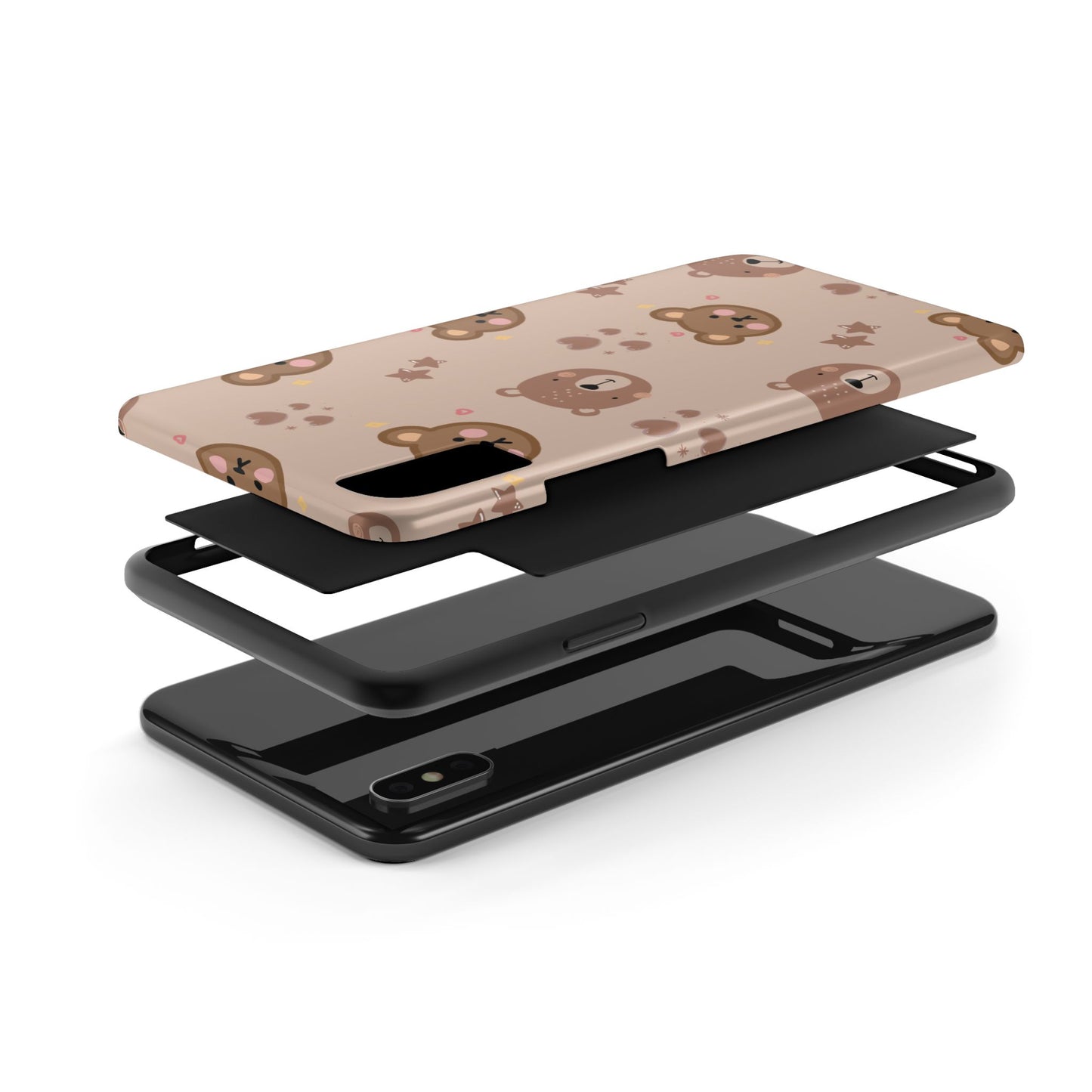 Boho Brown Bear Phone Case (Apple & Android)