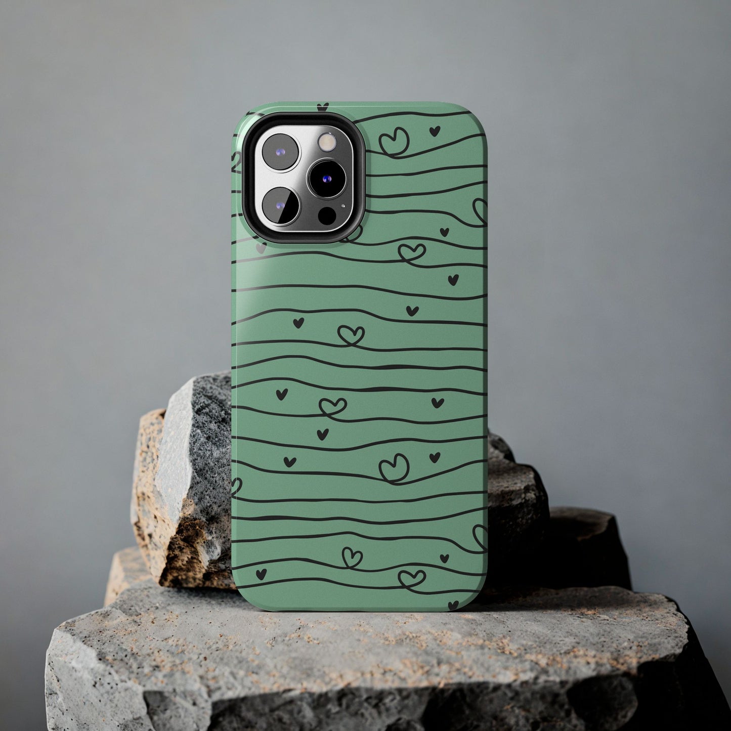 Scribble Love Hearts Phone Case (Apple & Android)