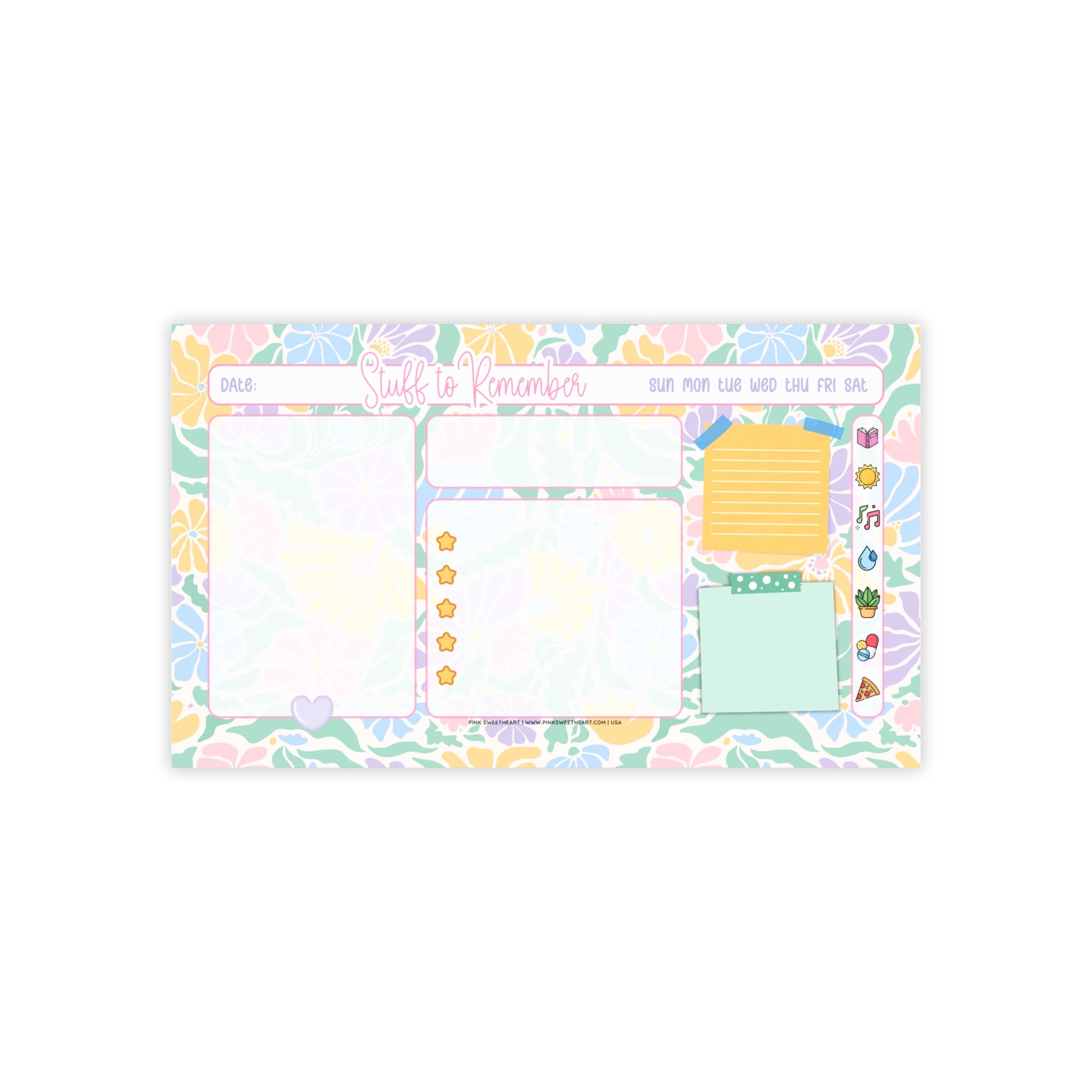 Fleur de Matisse Sticky Note Pad