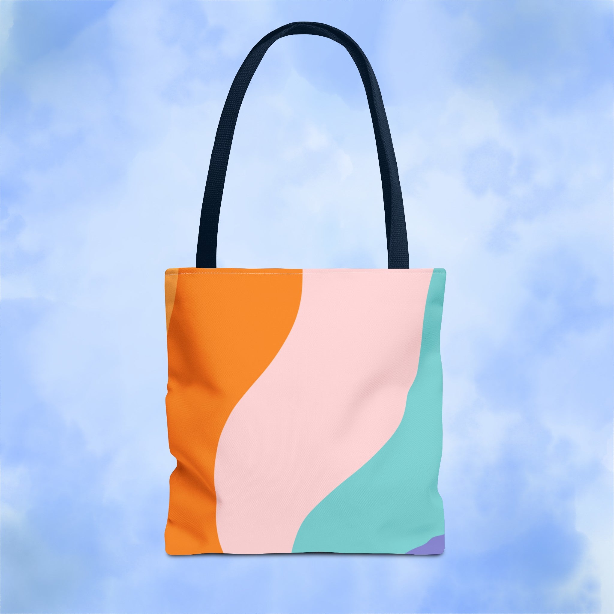 Groovy Psychedelic Splash Tote Bag