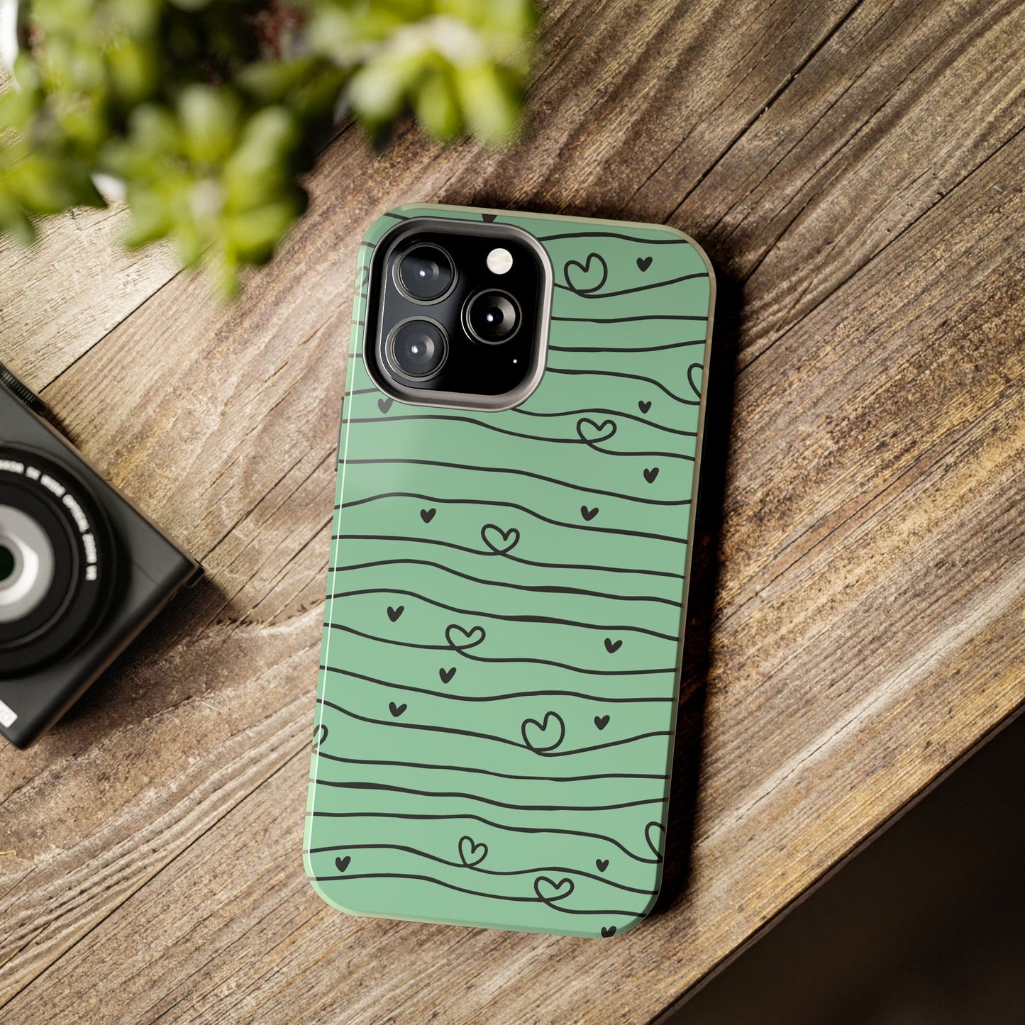 Scribble Love Hearts Phone Case (Apple & Android)