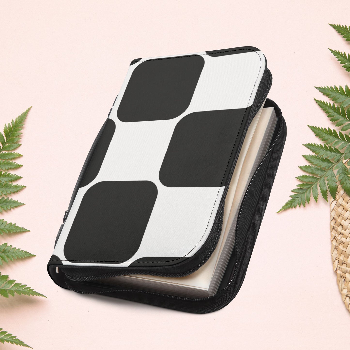 Geometric Black & White Book Cover