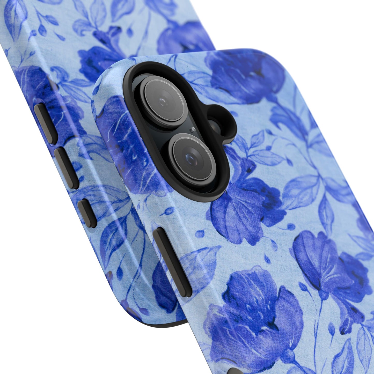 Blue Floral Pattern Phone Case (Apple & Android)