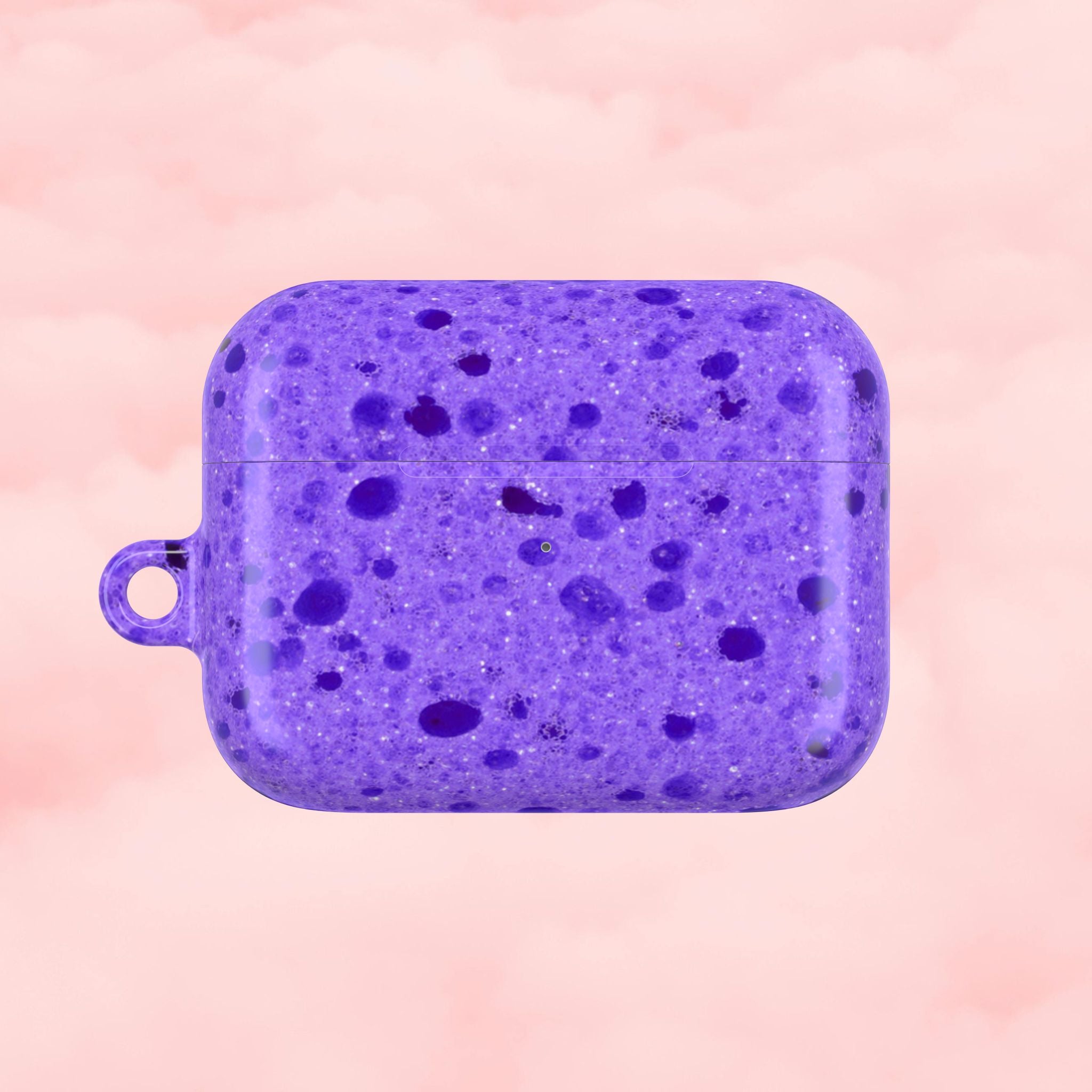 Purple Sponge AirPod Case