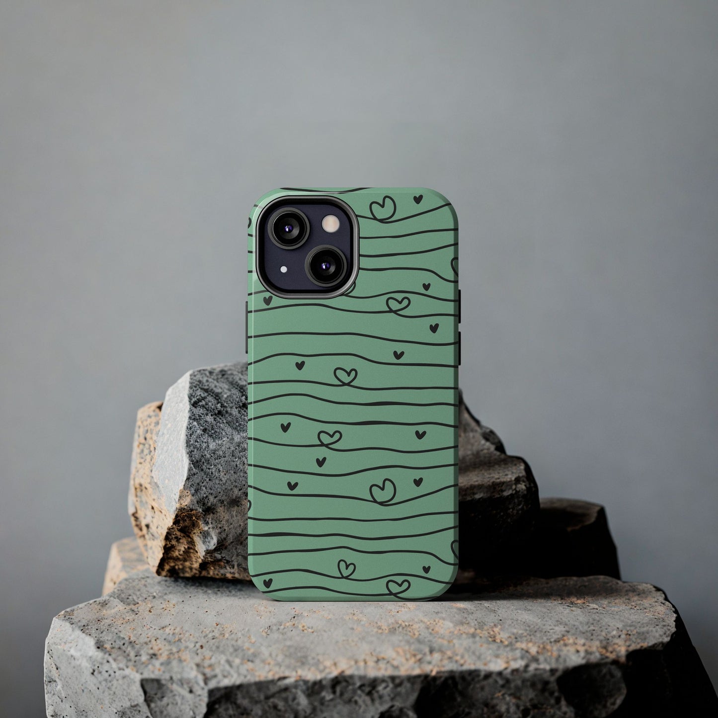 Scribble Love Hearts Phone Case (Apple & Android)