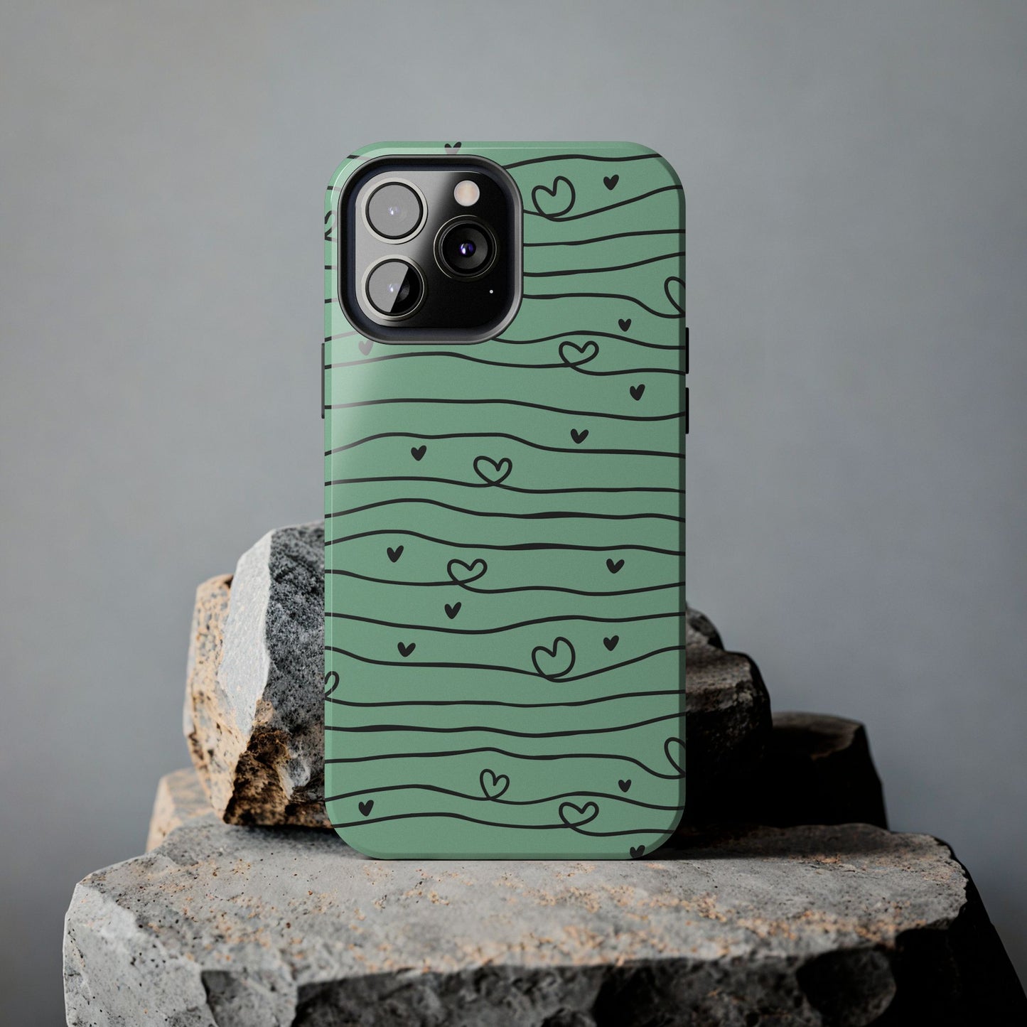 Scribble Love Hearts Phone Case (Apple & Android)