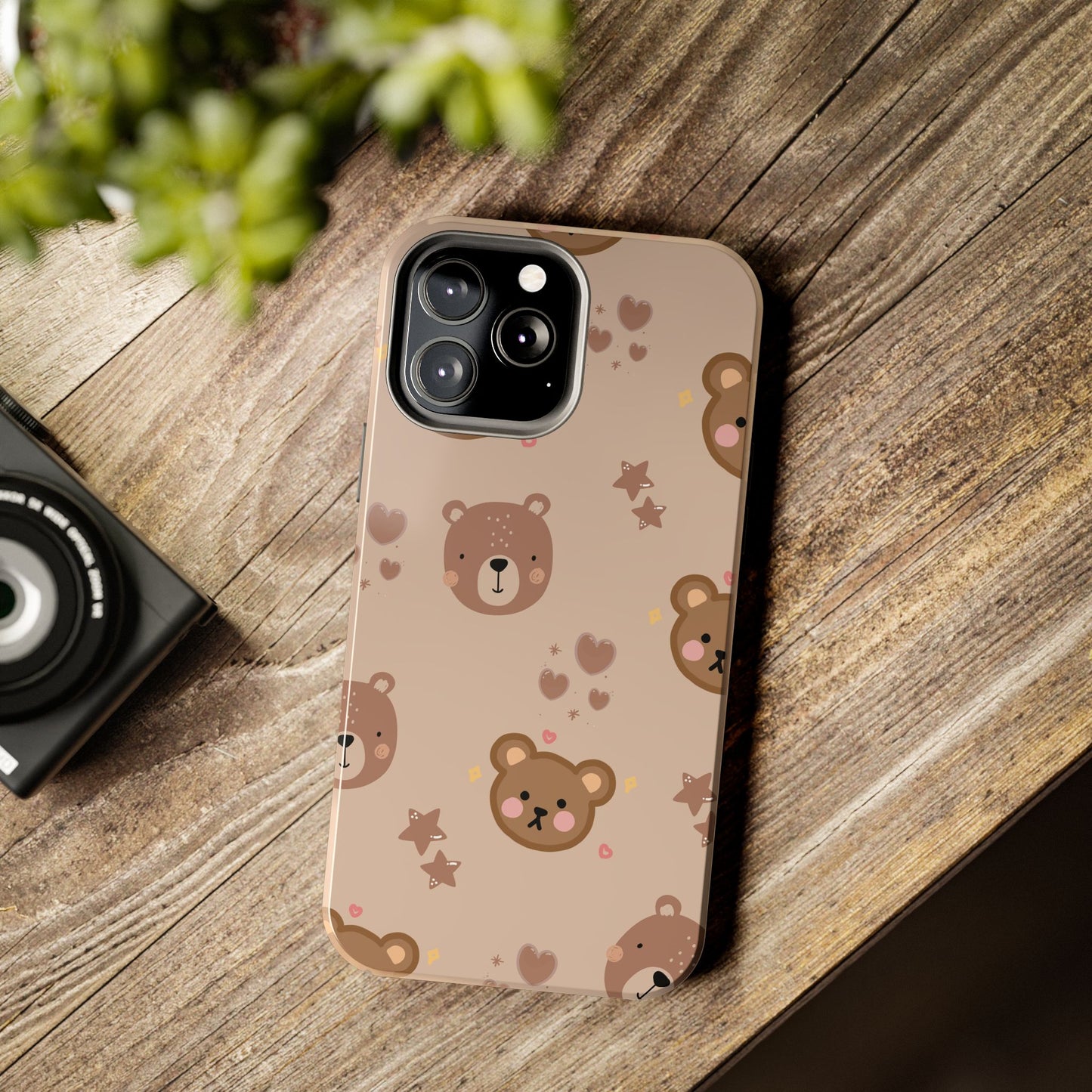 Boho Brown Bear Phone Case (Apple & Android)