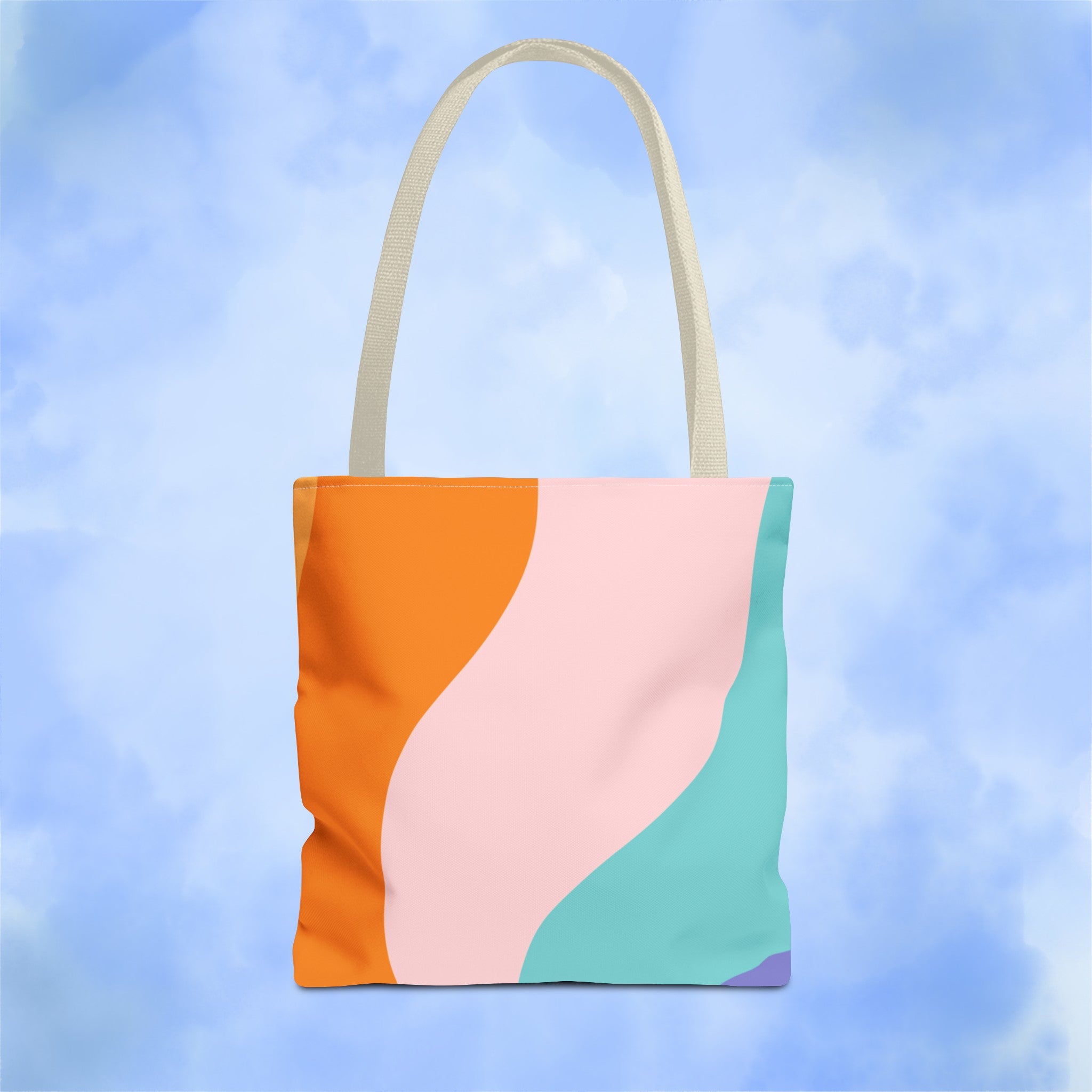 Groovy Psychedelic Splash Tote Bag