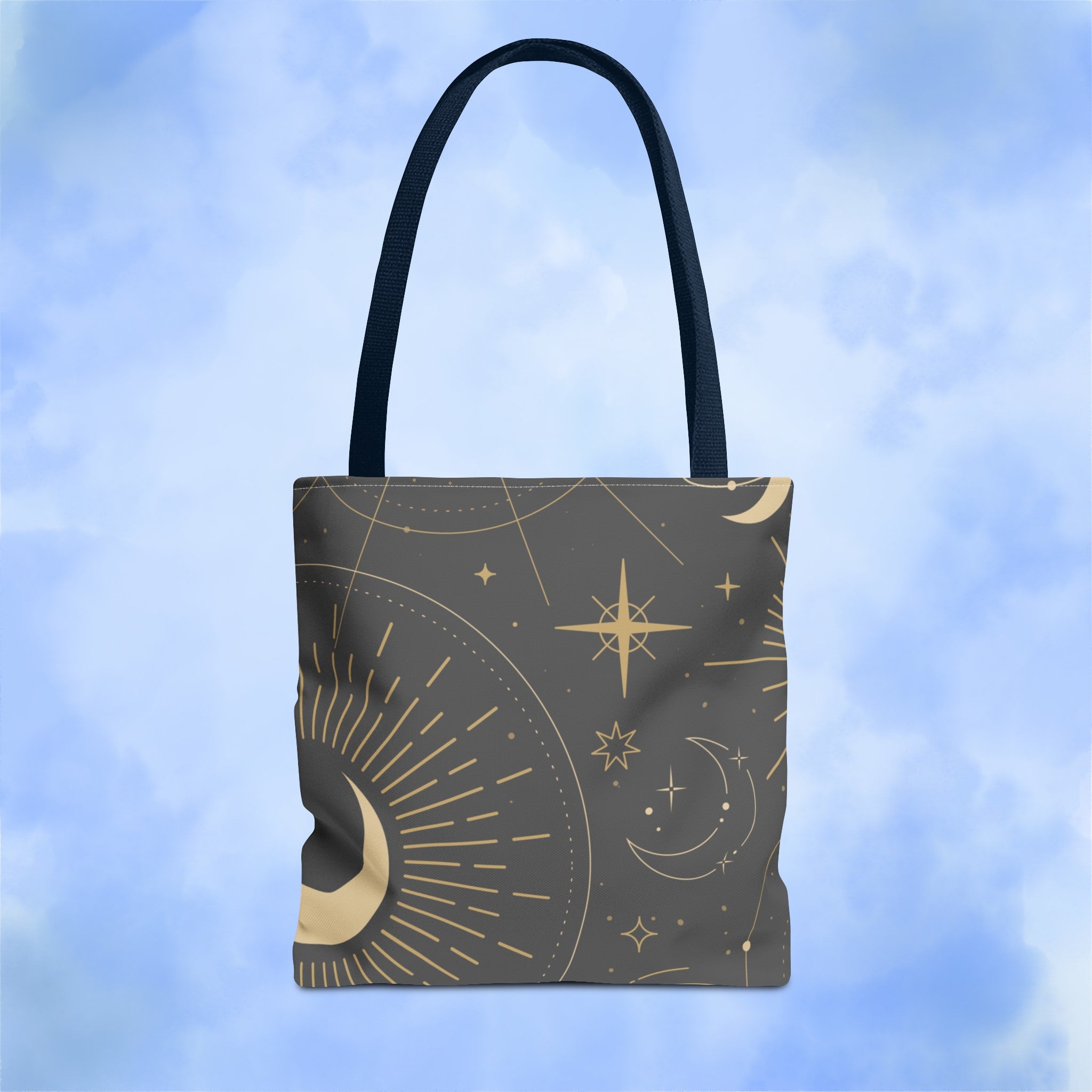 Sun & Moon Abstract Tote Bag