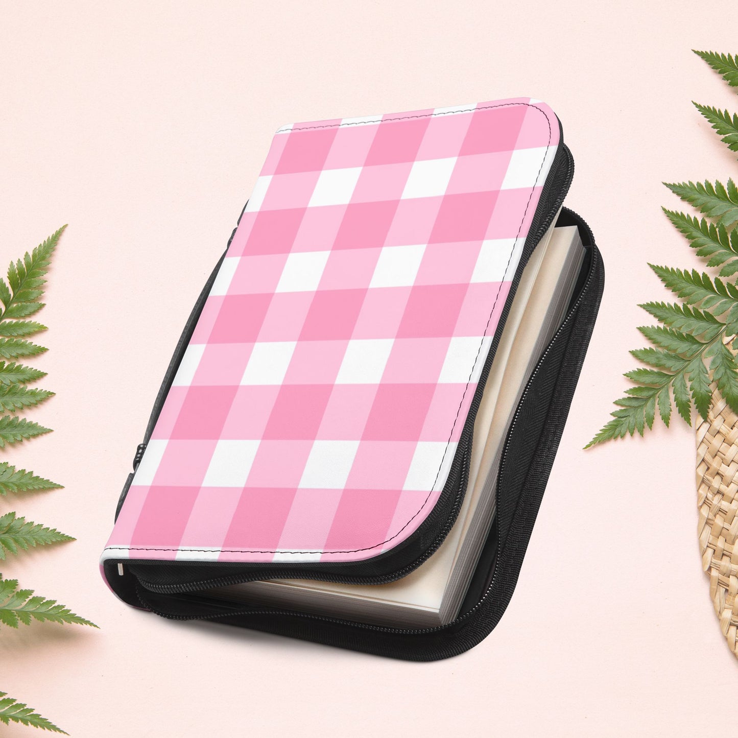 Pink Gingham Book Cover