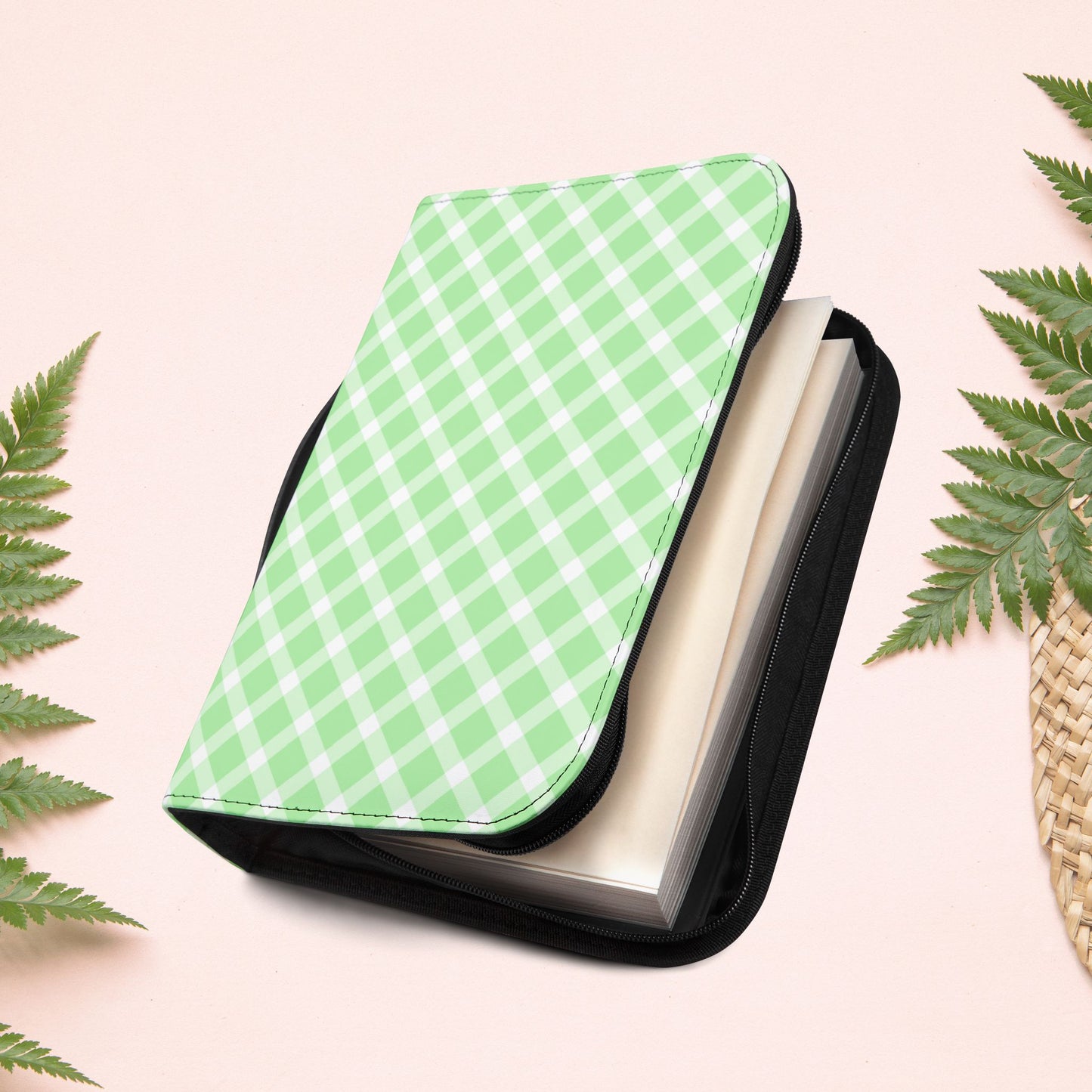 Green Picnic Plaid Book Cover