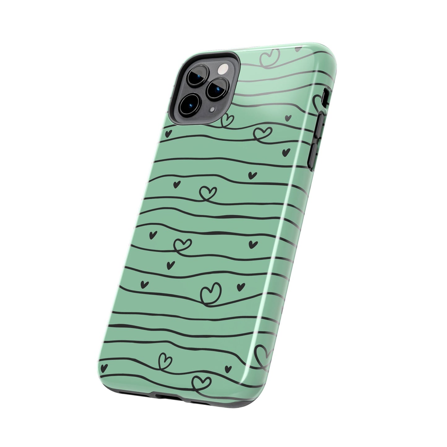 Scribble Love Hearts Phone Case (Apple & Android)
