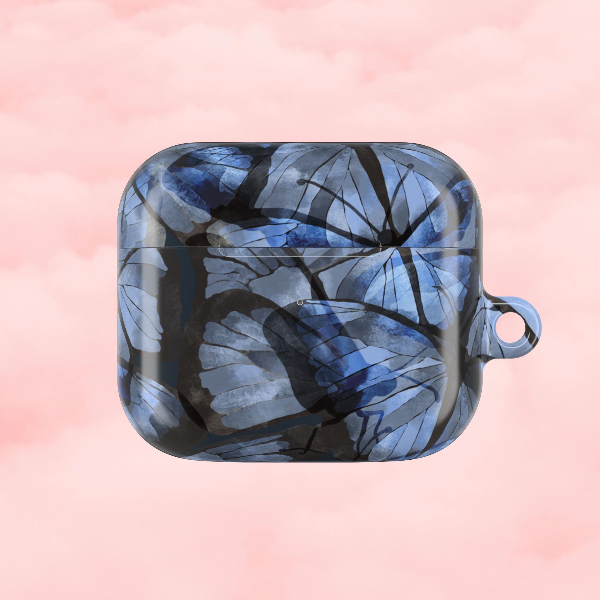 Royal Blue Butterfly AirPod Case