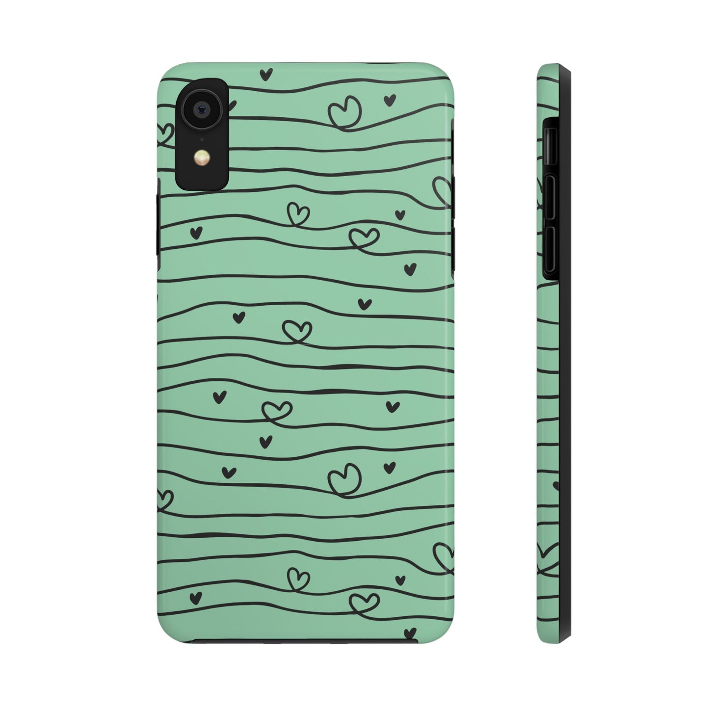 Scribble Love Hearts Phone Case (Apple & Android)
