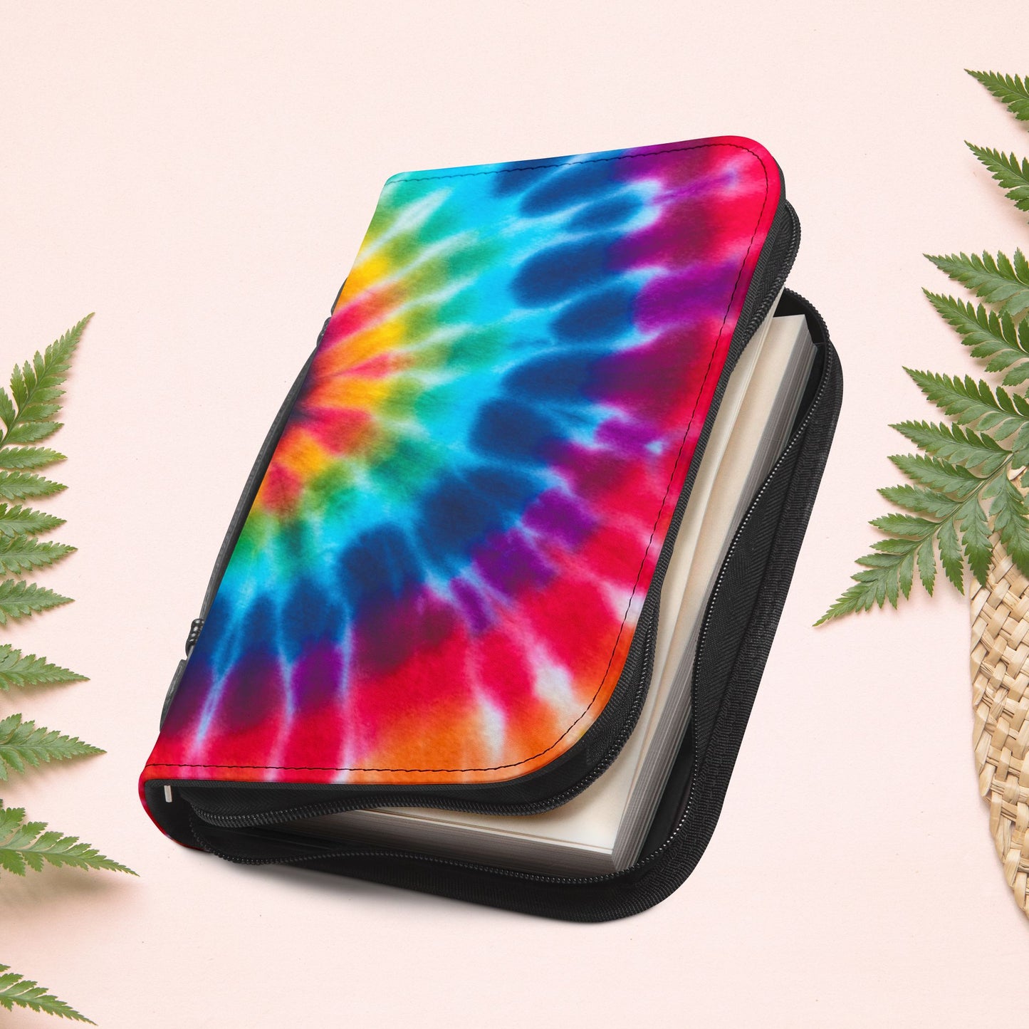Tie Dye Pinwheel Book Cover