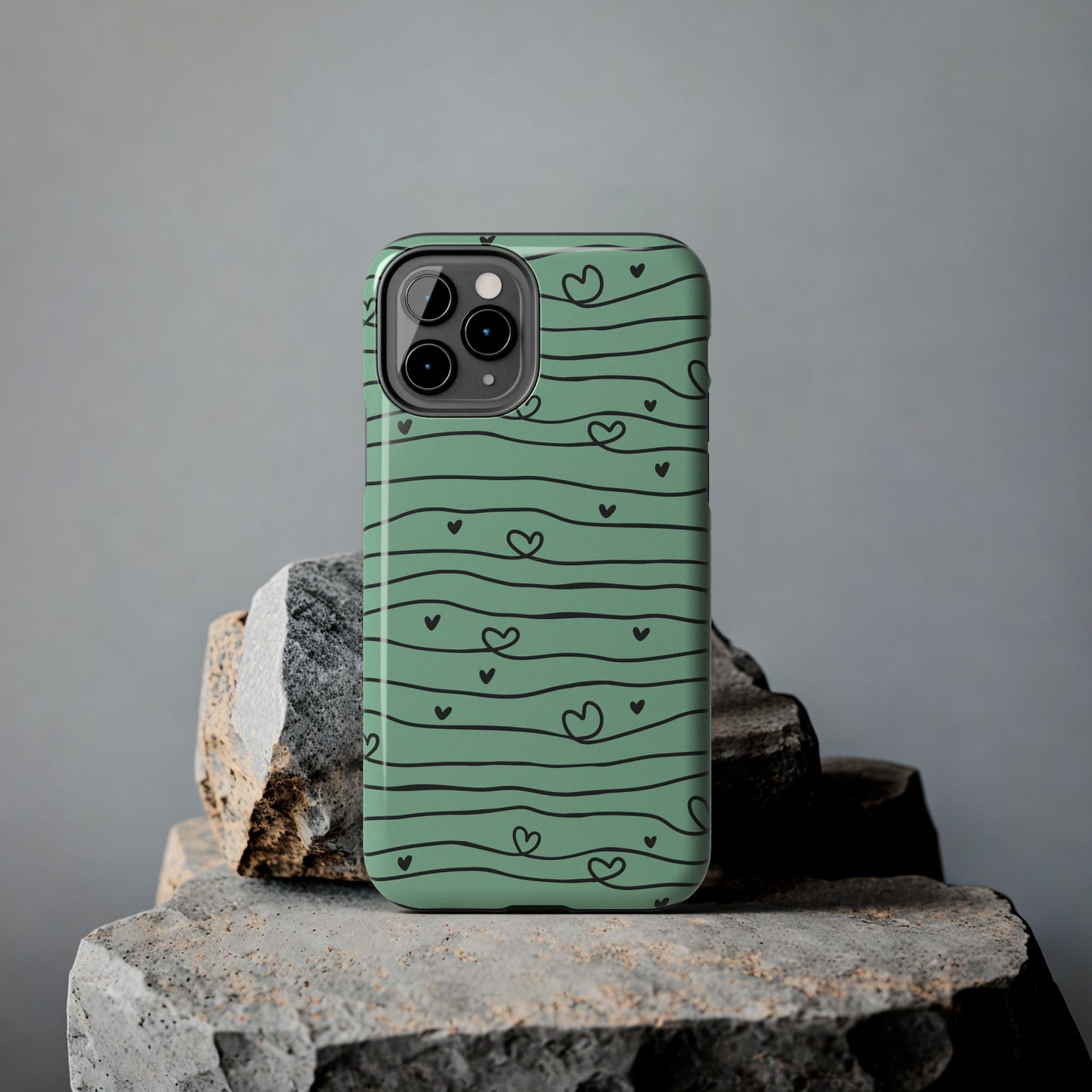 Scribble Love Hearts Phone Case (Apple & Android)