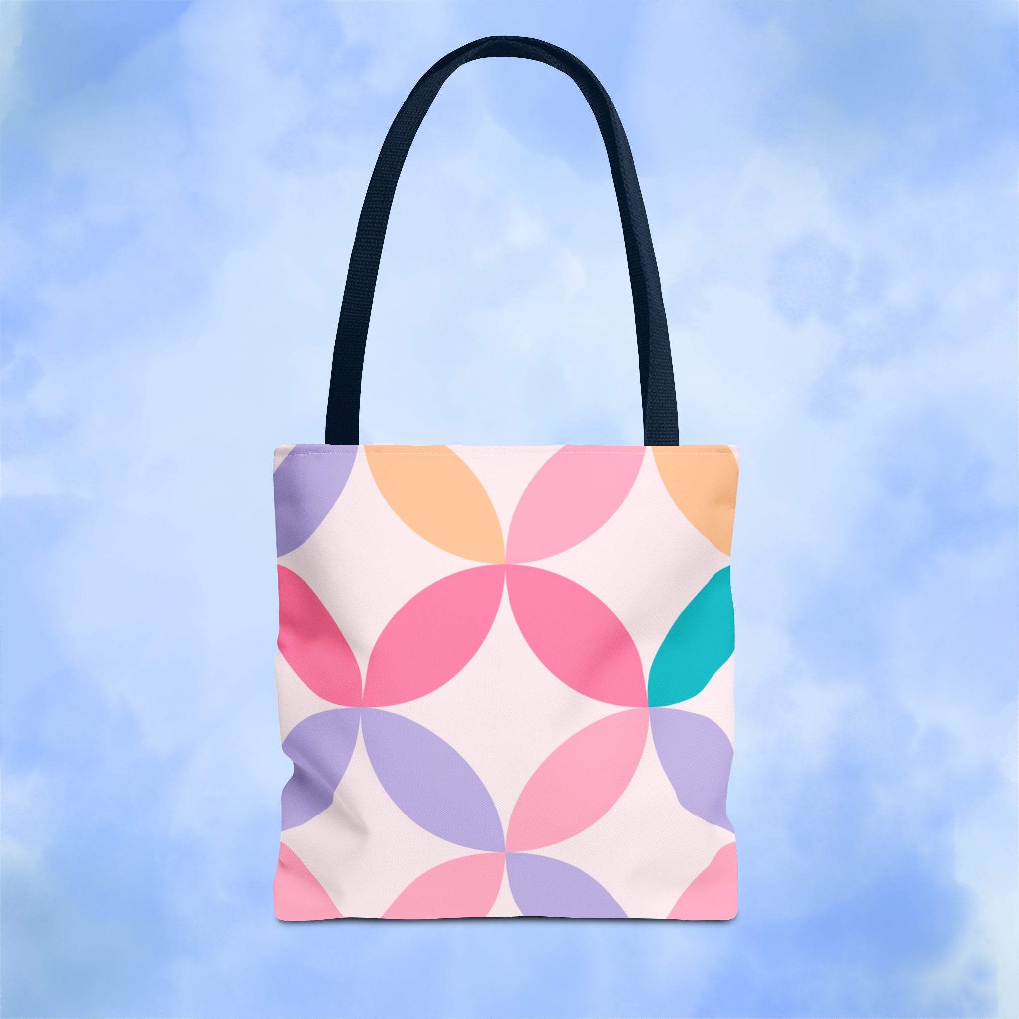 Pastel Geometric Tote Bag