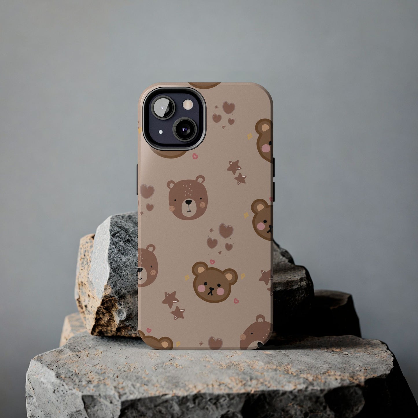 Boho Brown Bear Phone Case (Apple & Android)