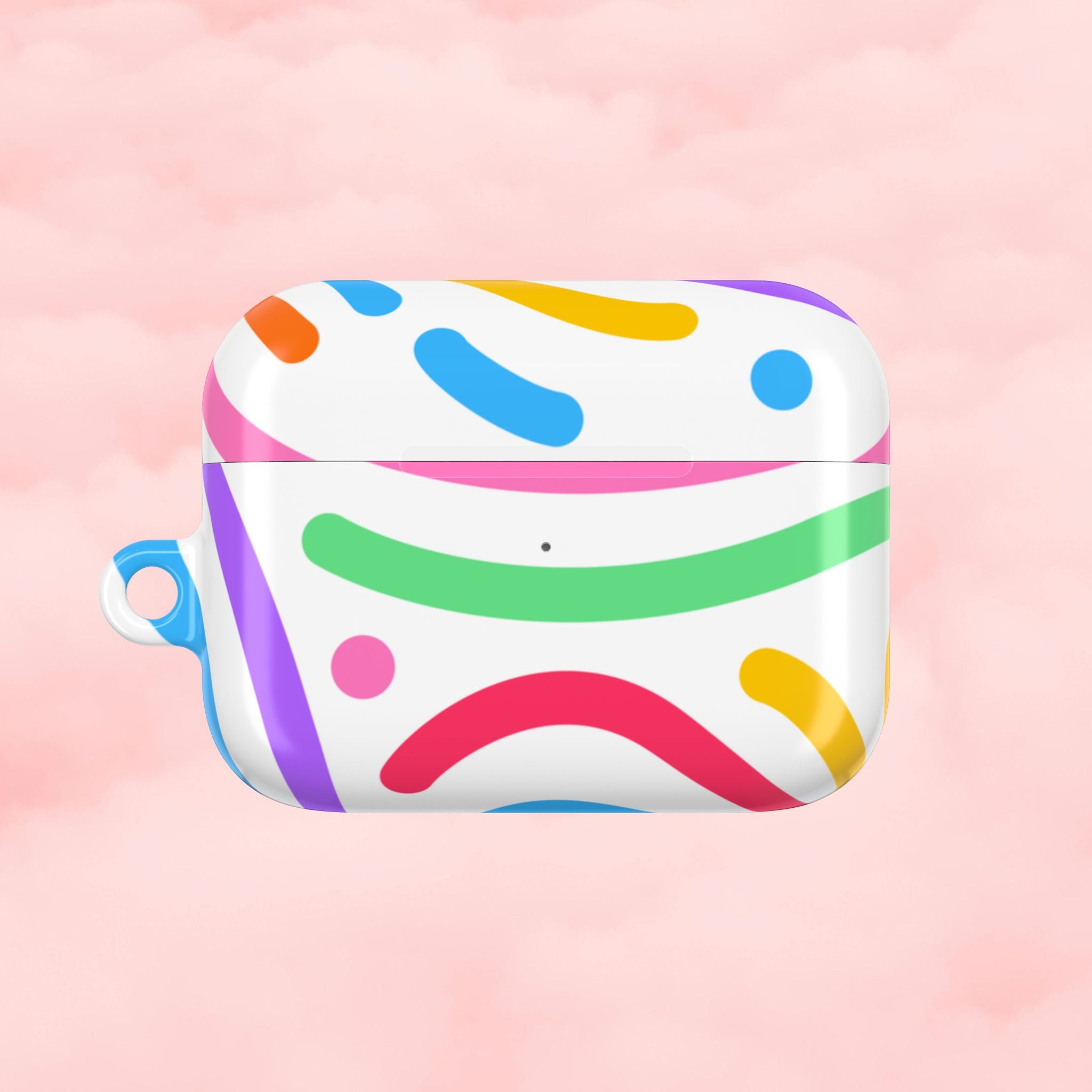 Vibrant Colorful Swirls AirPod Case