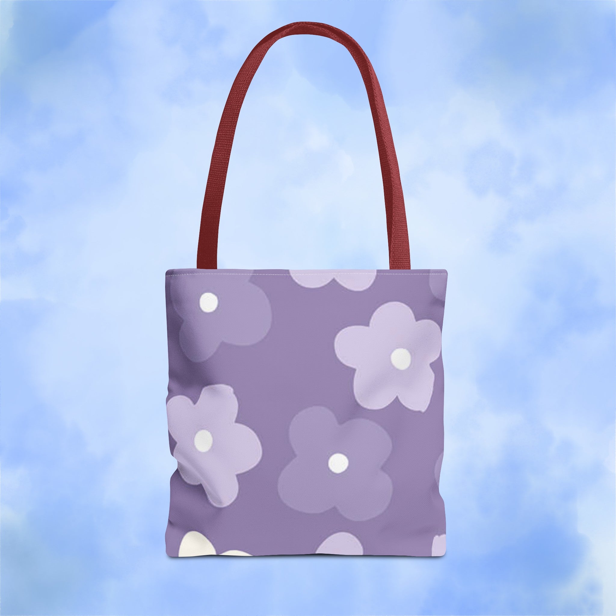 Pretty Purple Flowers Tote Bag