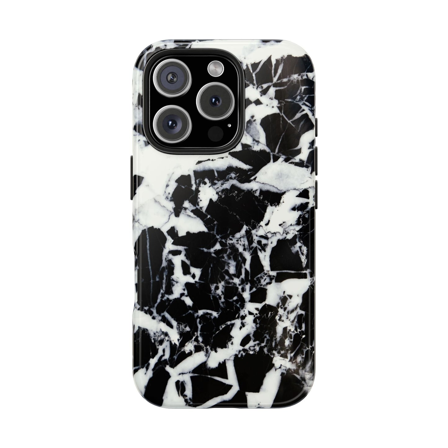 Black & White Shattered Phone Case (Apple & Android)
