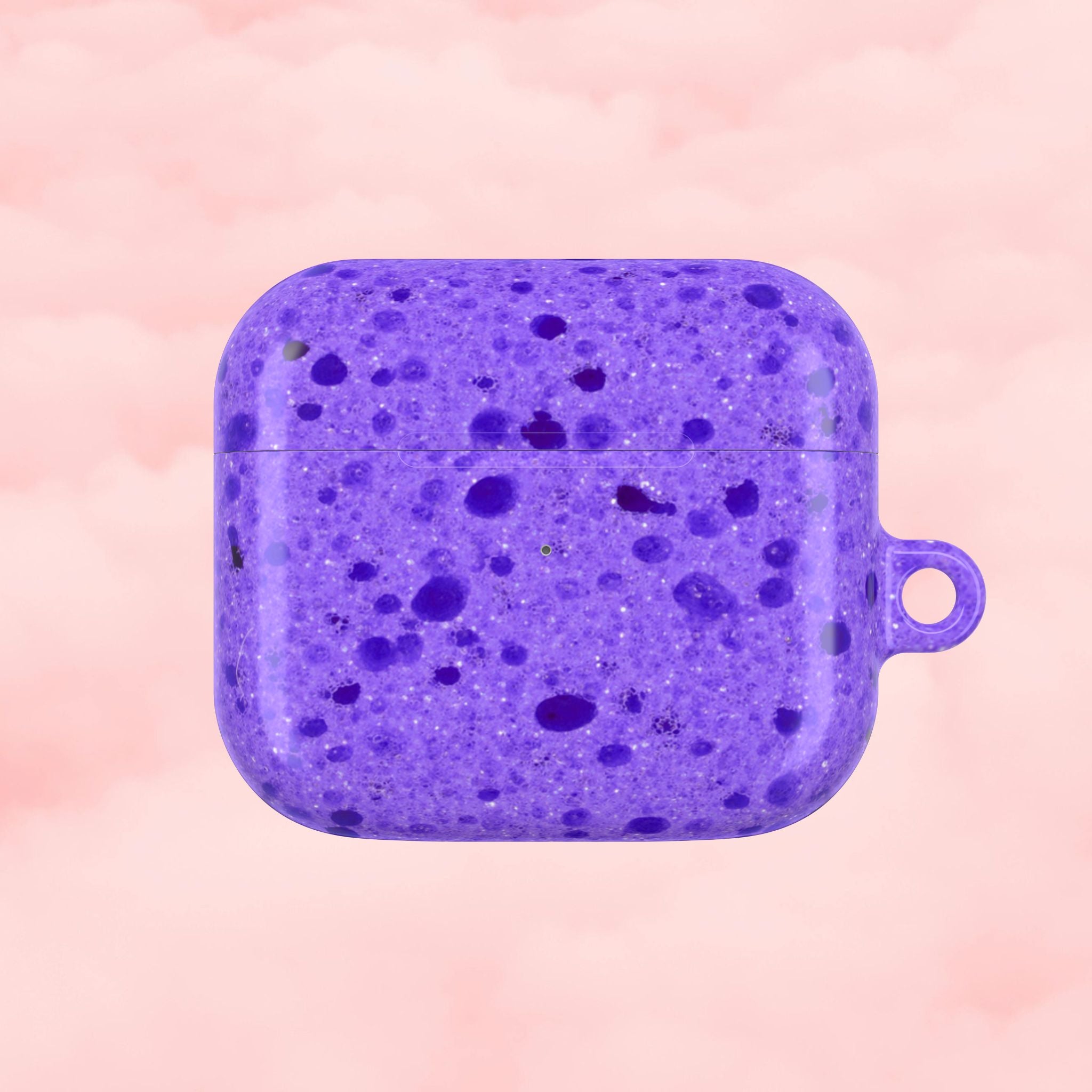 Purple Sponge AirPod Case