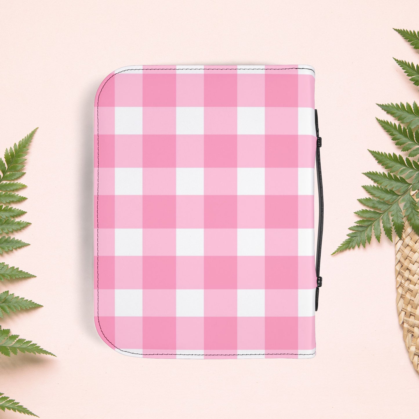 Pink Gingham Book Cover