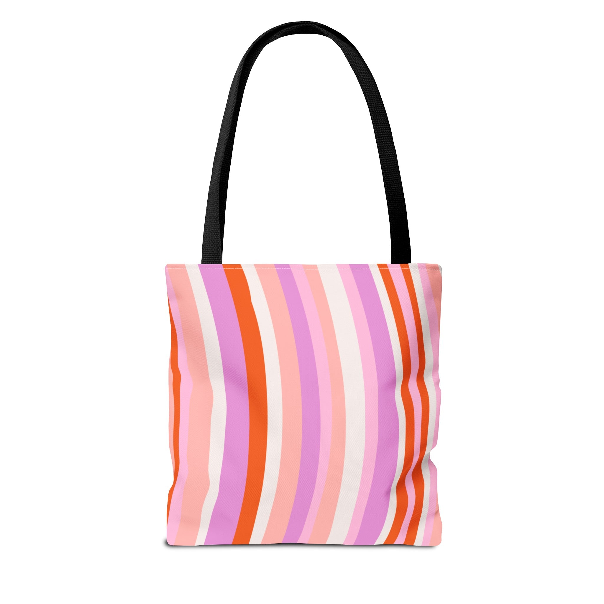Retro Groovy Waves Tote Bag