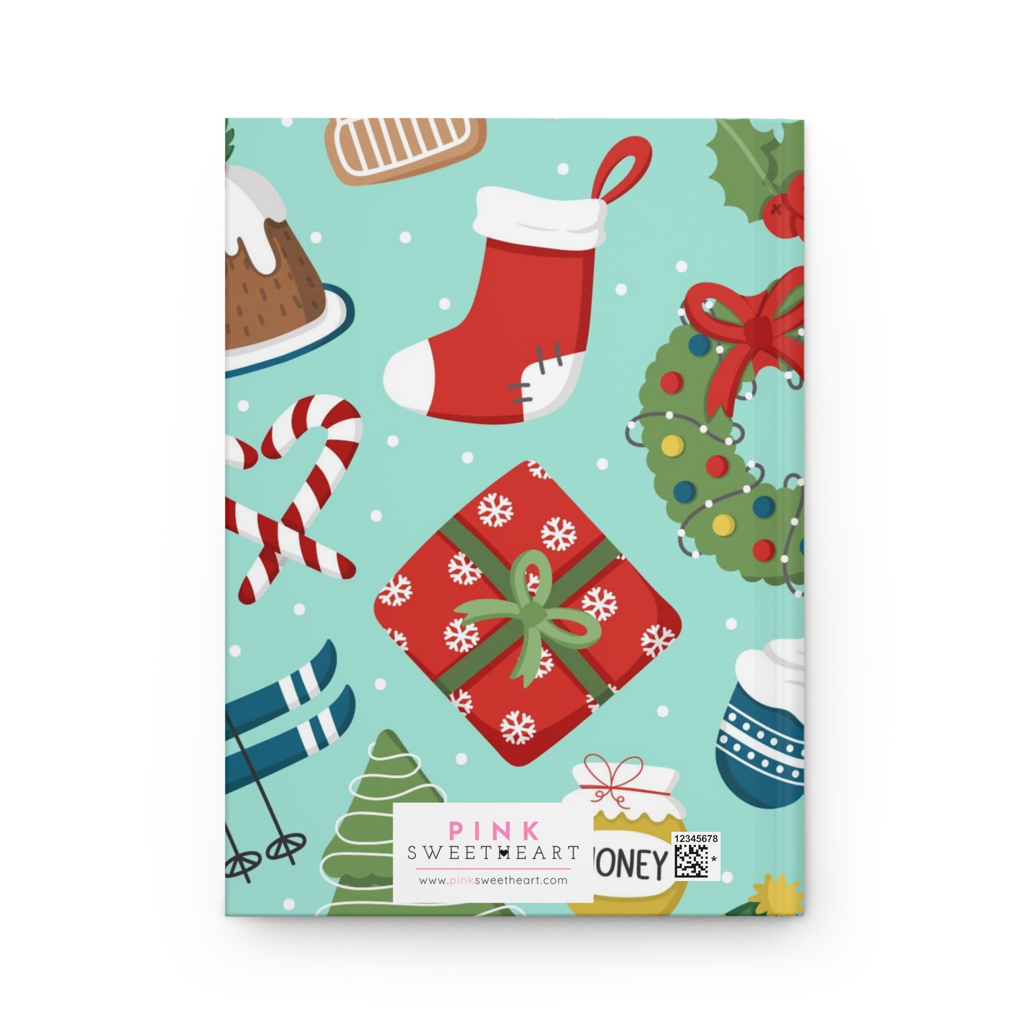 Feliz Navidad Cuaderno mate de tapa dura