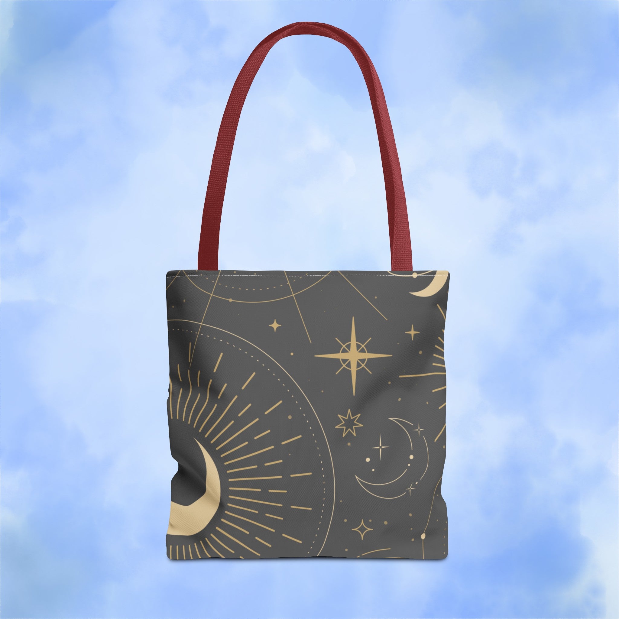 Sun & Moon Abstract Tote Bag