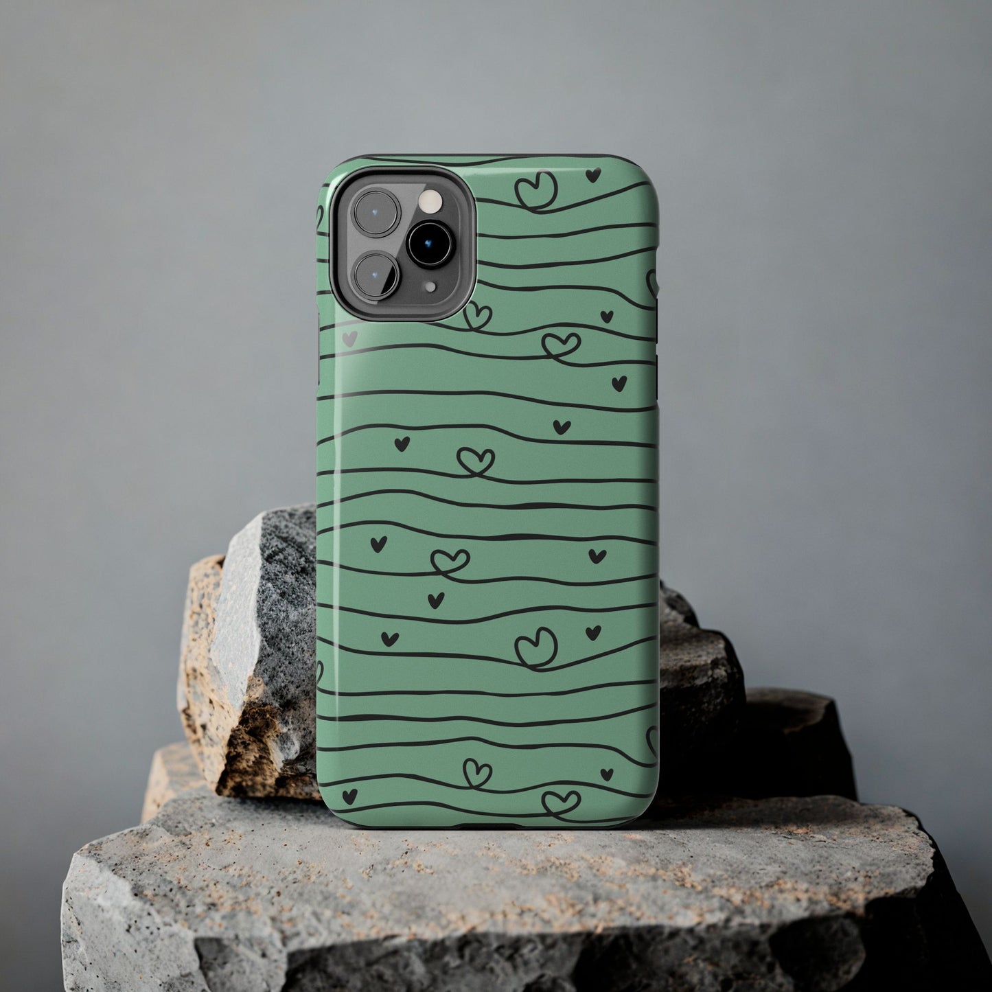 Scribble Love Hearts Phone Case (Apple & Android)