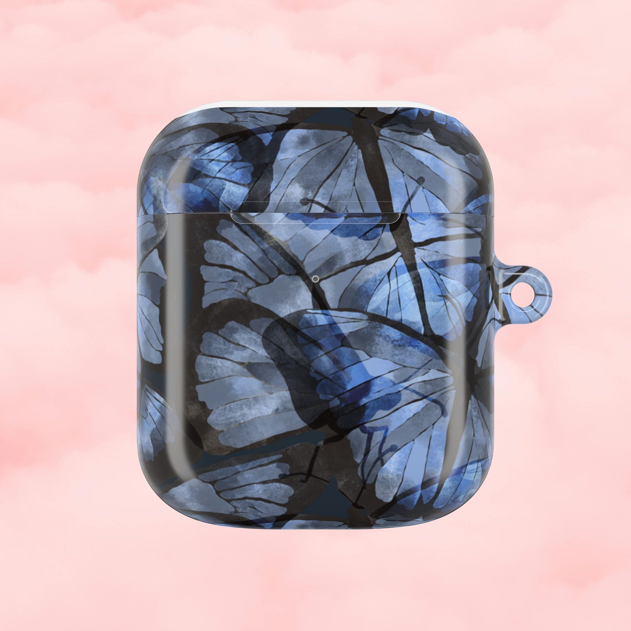 Royal Blue Butterfly AirPod Case