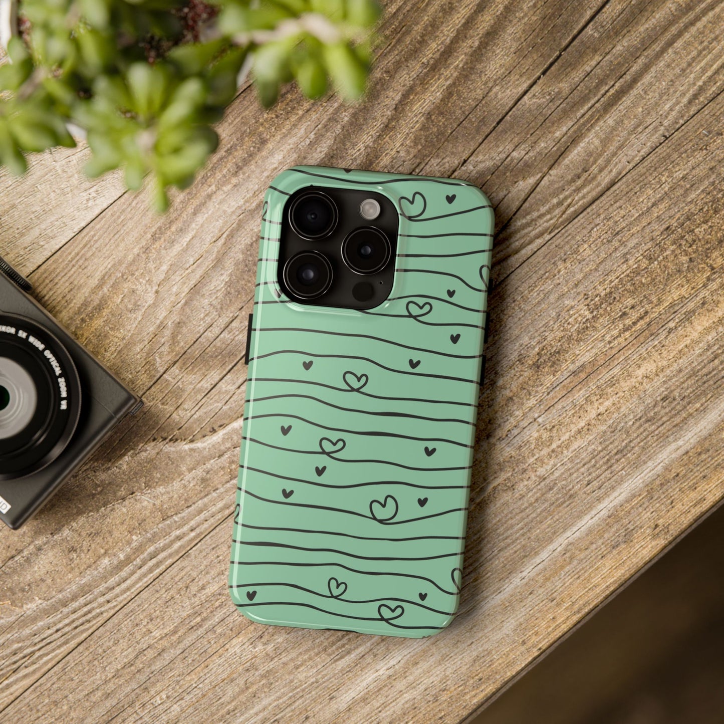 Scribble Love Hearts Phone Case (Apple & Android)