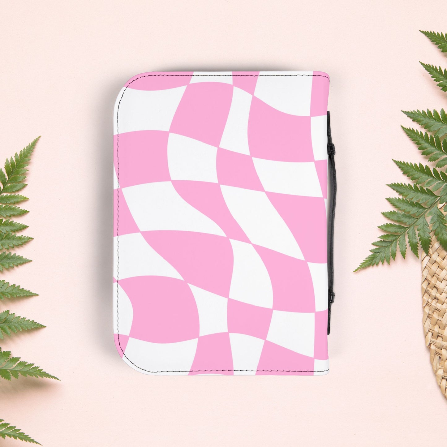 Groovy Pink Retro Book Cover