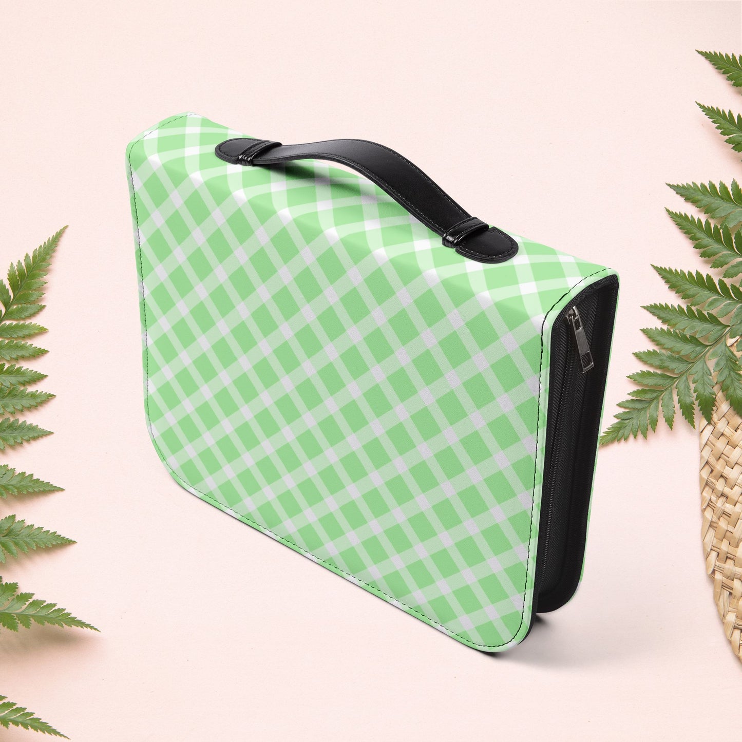 Green Picnic Plaid Book Cover