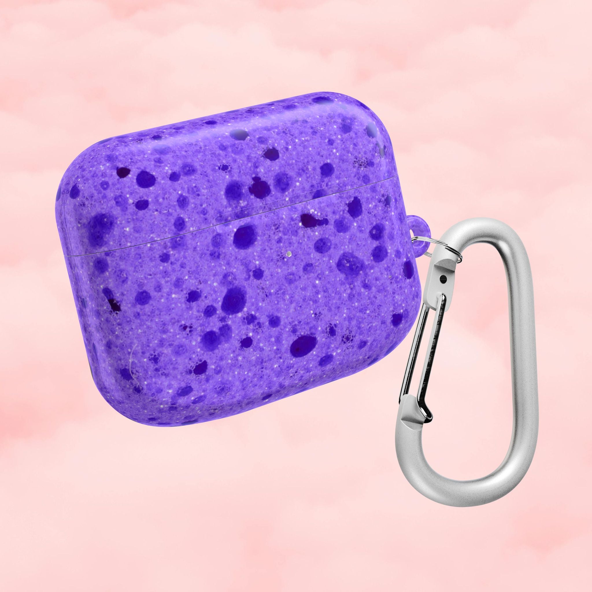 Purple Sponge AirPod Case