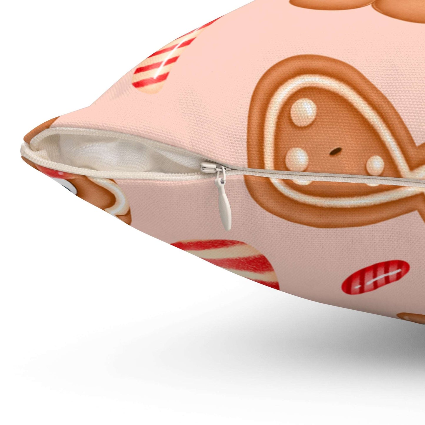 Gingerbread Girl Square Pillow