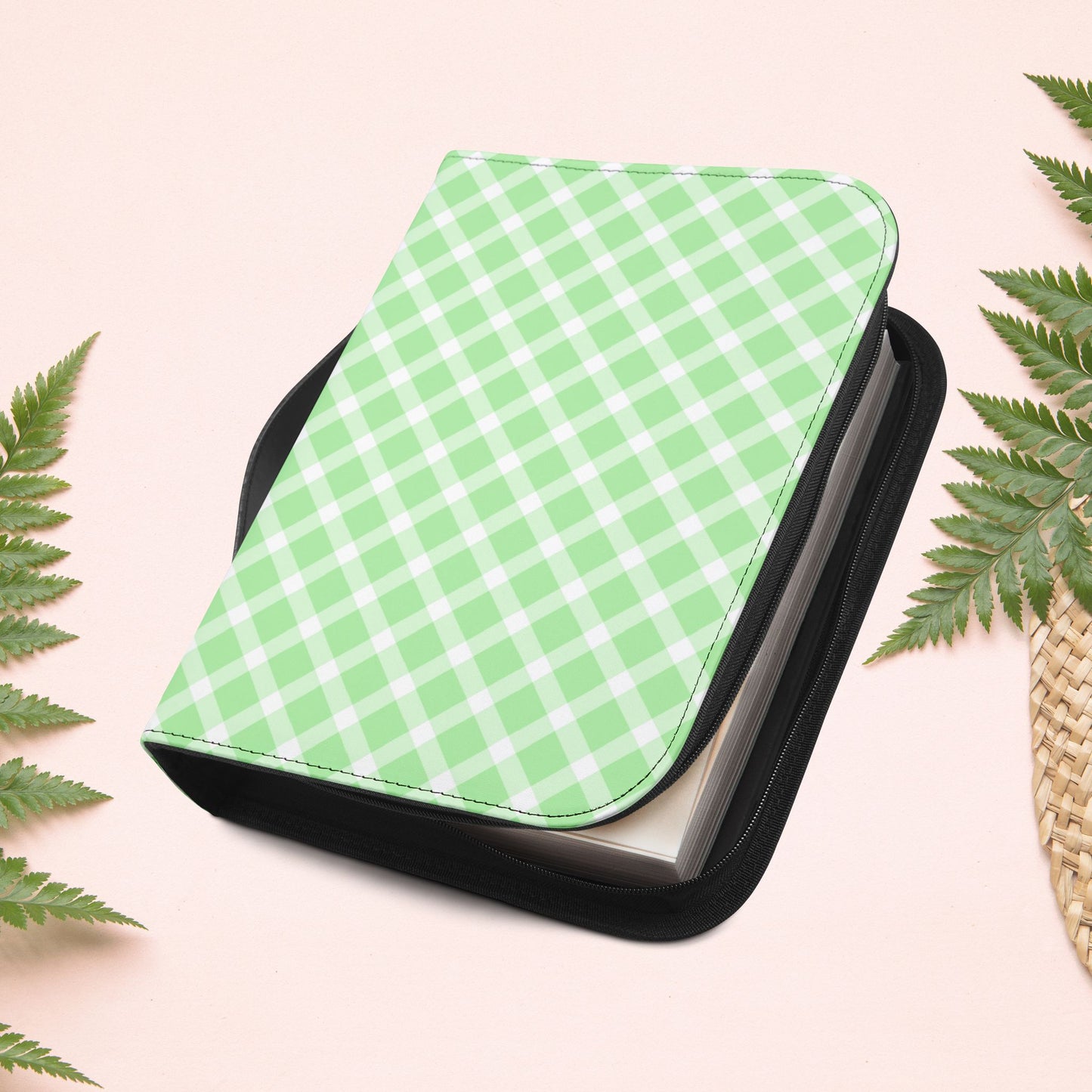 Green Picnic Plaid Book Cover