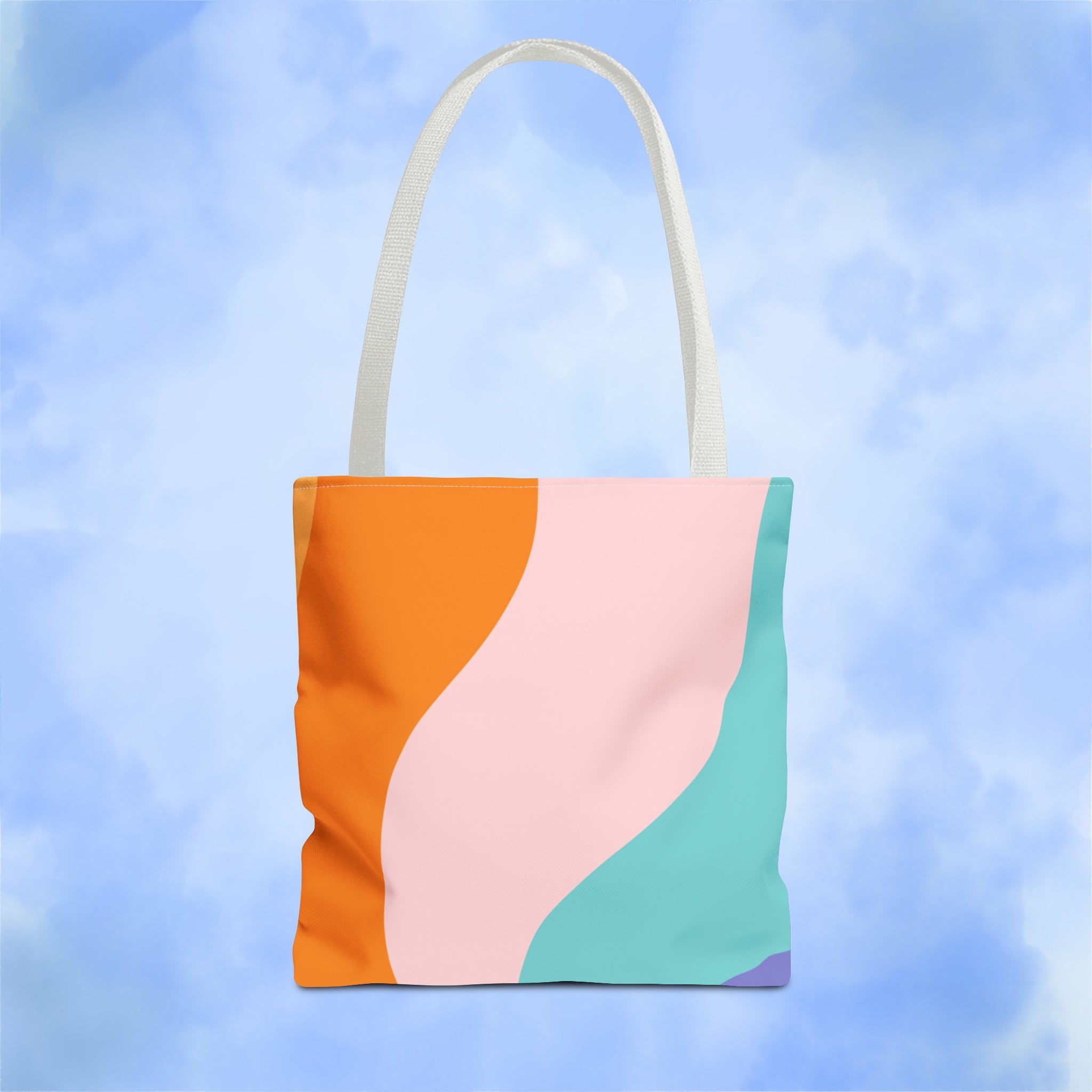 Groovy Psychedelic Splash Tote Bag