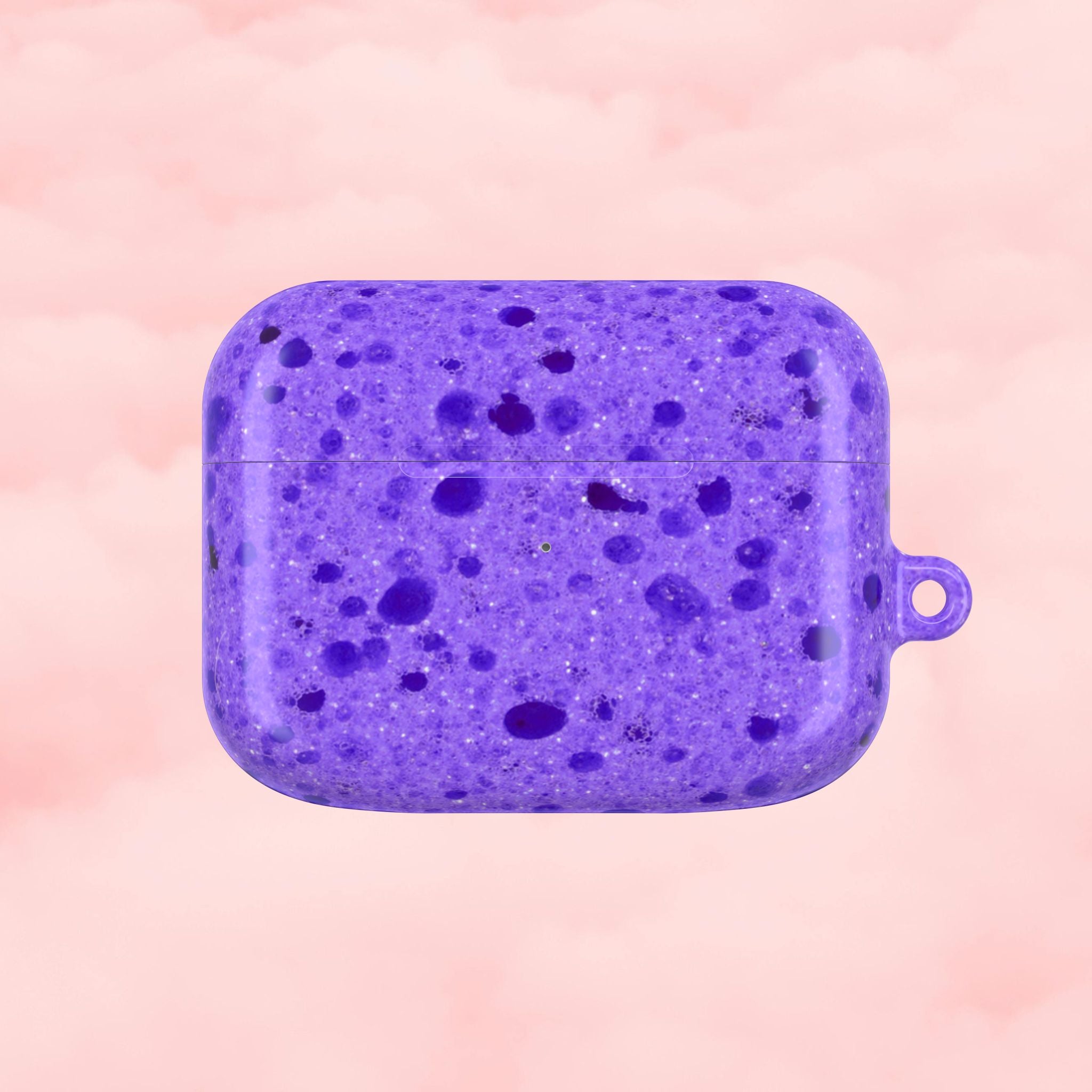 Purple Sponge AirPod Case