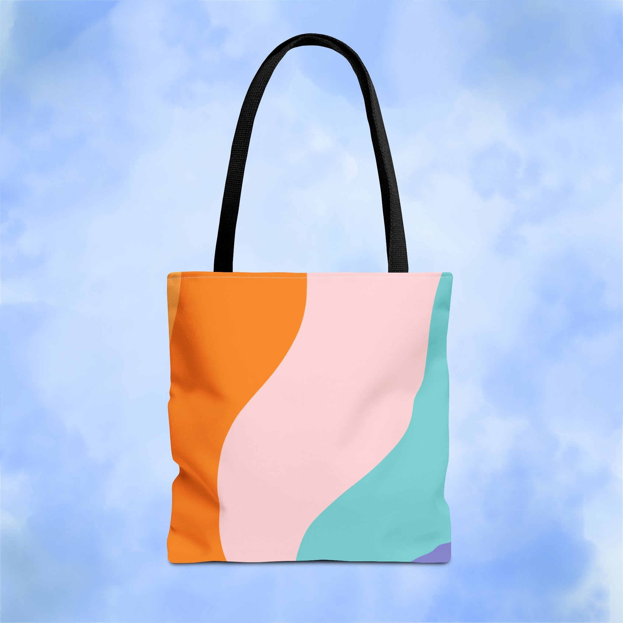 Groovy Psychedelic Splash Tote Bag