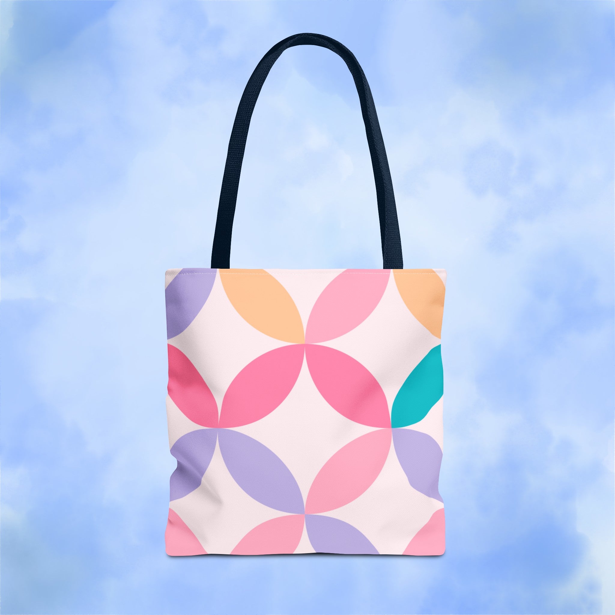 Pastel Geometric Tote Bag