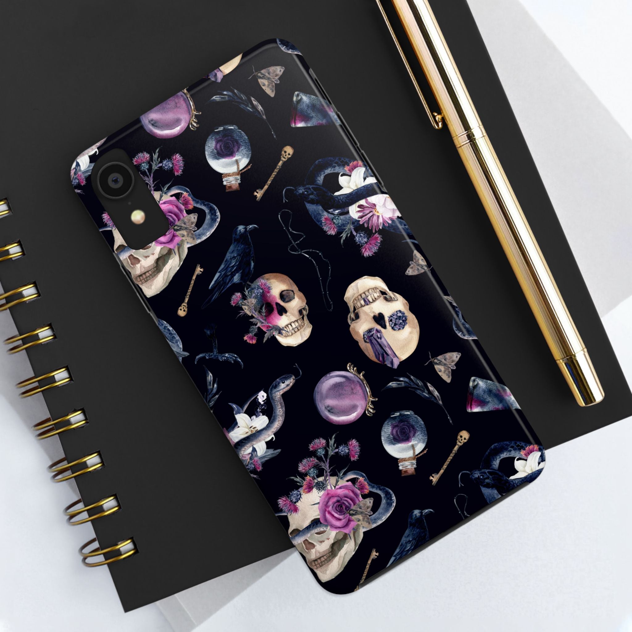 Gothic Witch Spells Phone Case (Apple & Android)