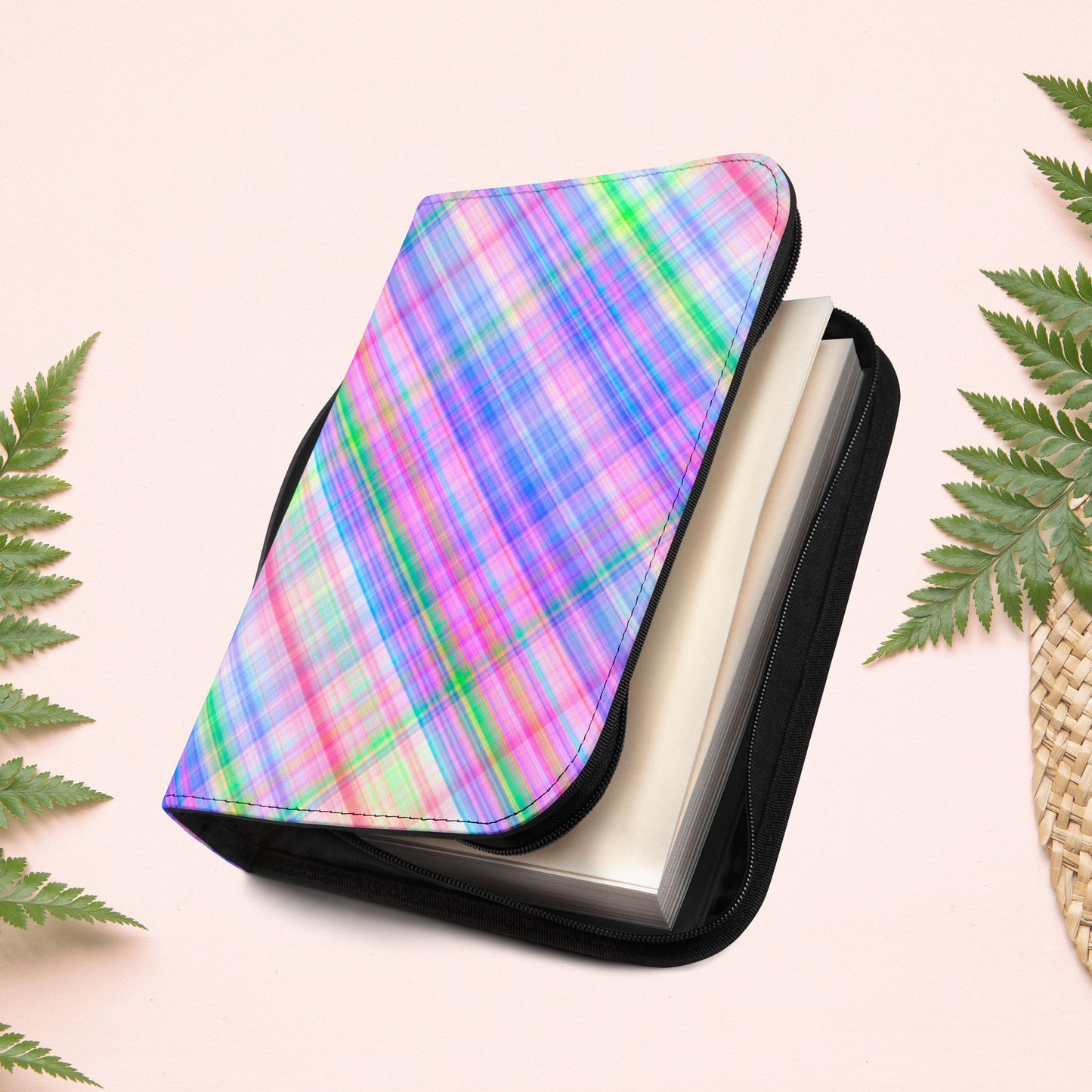 Rainbow Flannel Book Cover